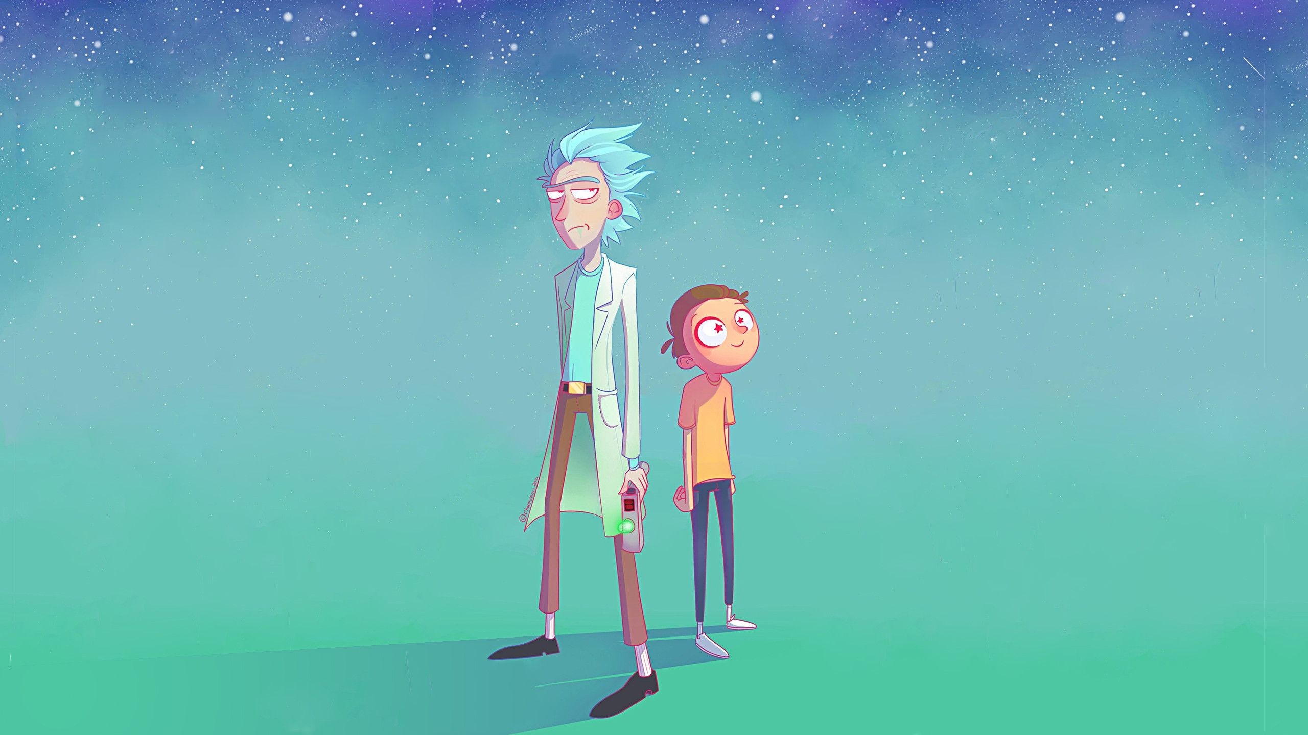 rick and morty, tv show, morty smith, rick sanchez Aesthetic wallpaper