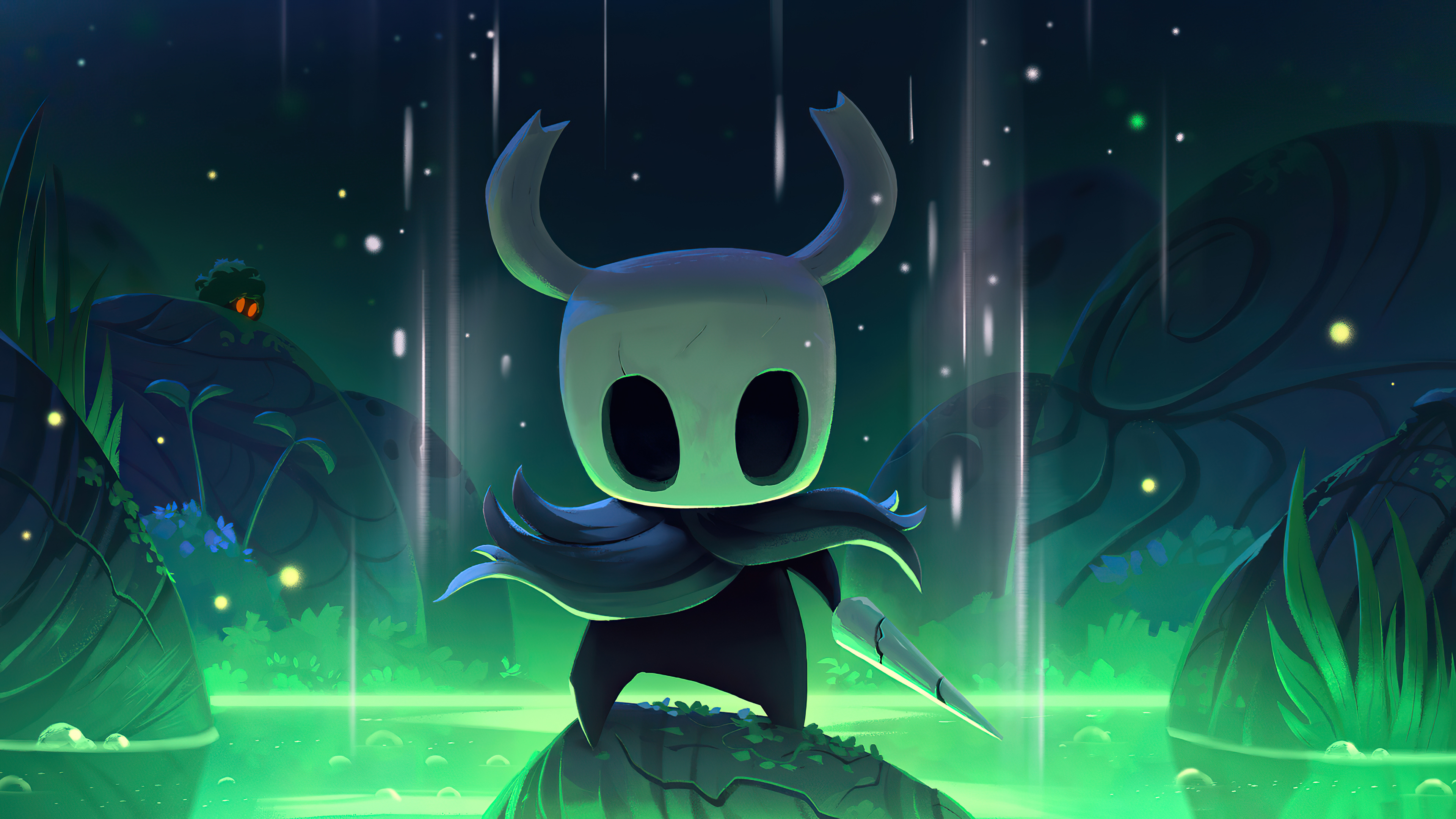 Mobile wallpaper hollow knight, video game