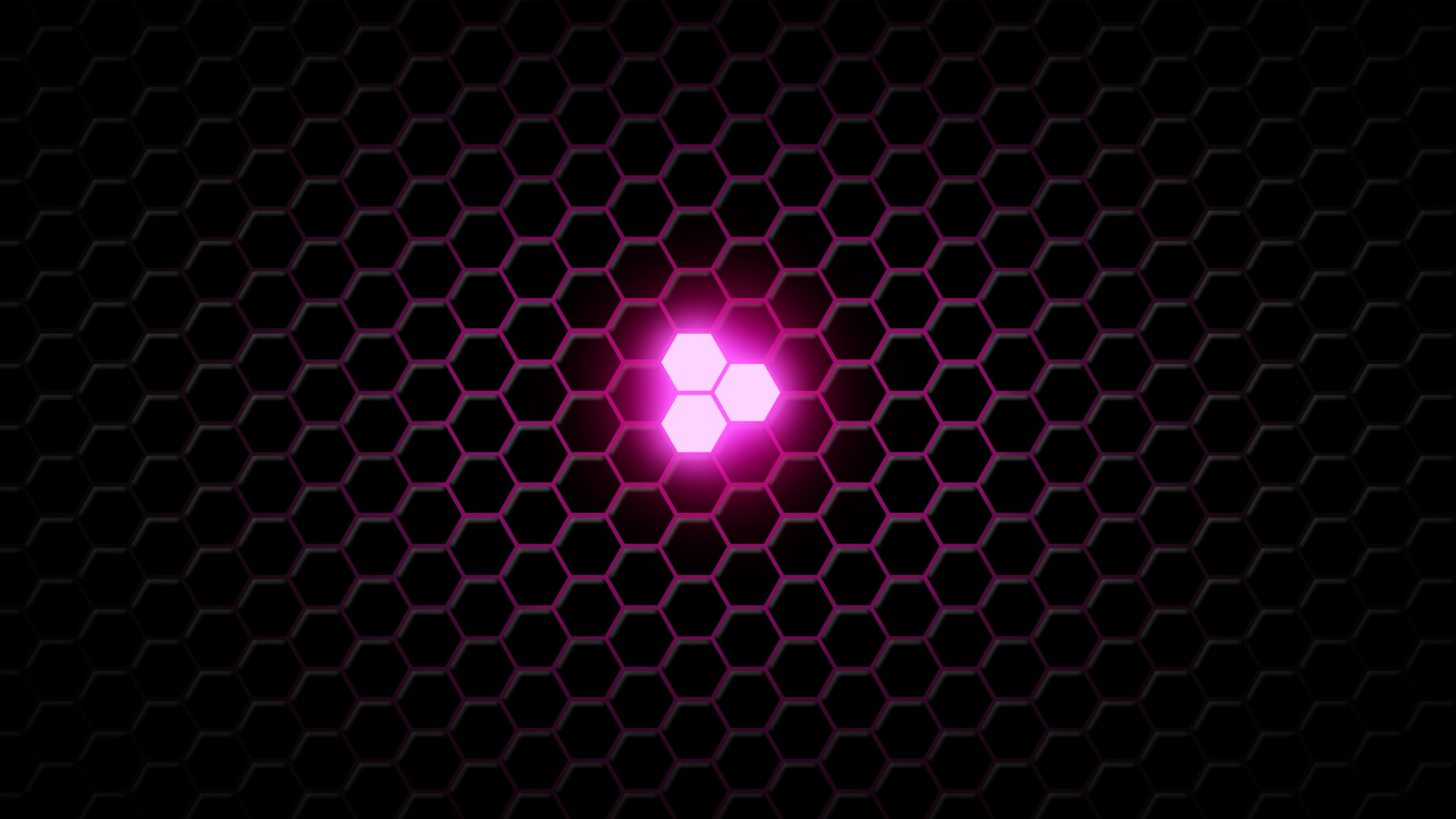 Обои Hexagon Neon