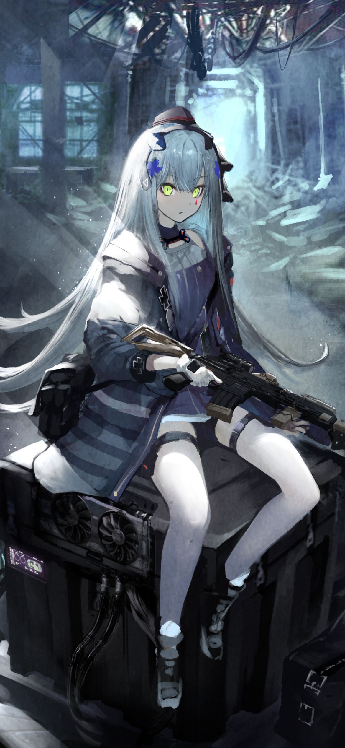 Anime Girls Frontline HK416 Rifle Gun 4K Wallpaper #6.1084