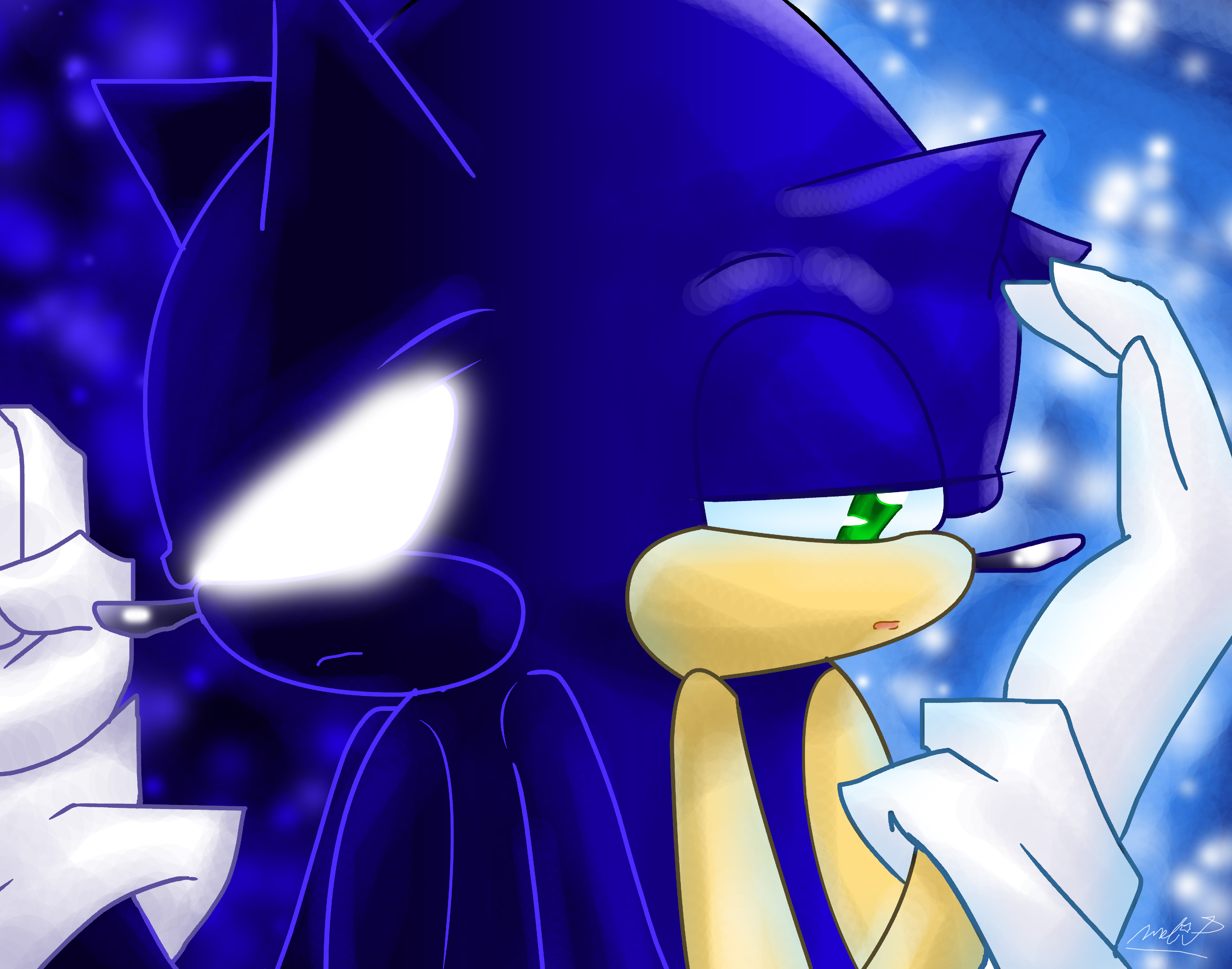 Картинки dark sonic