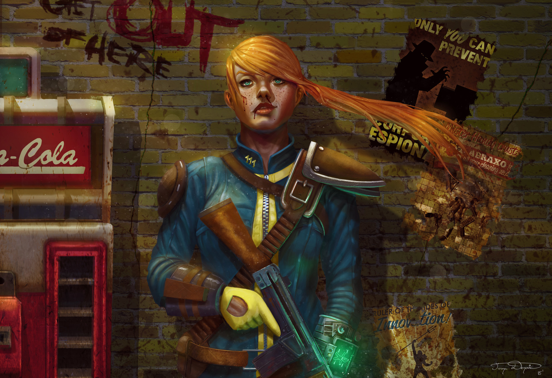 Fallout 4 арты девушек фото 105