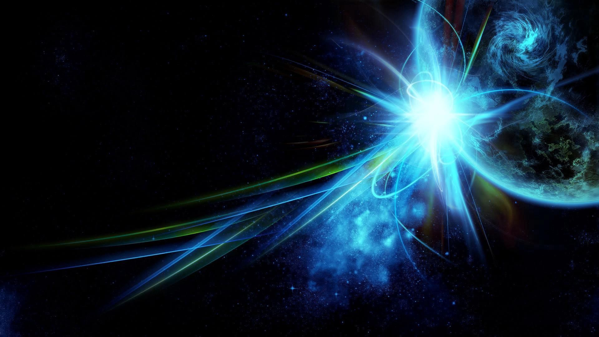 Download mobile wallpaper Explosion, Shine, Brilliance, Shining, Planet, Universe, Abstract for free.
