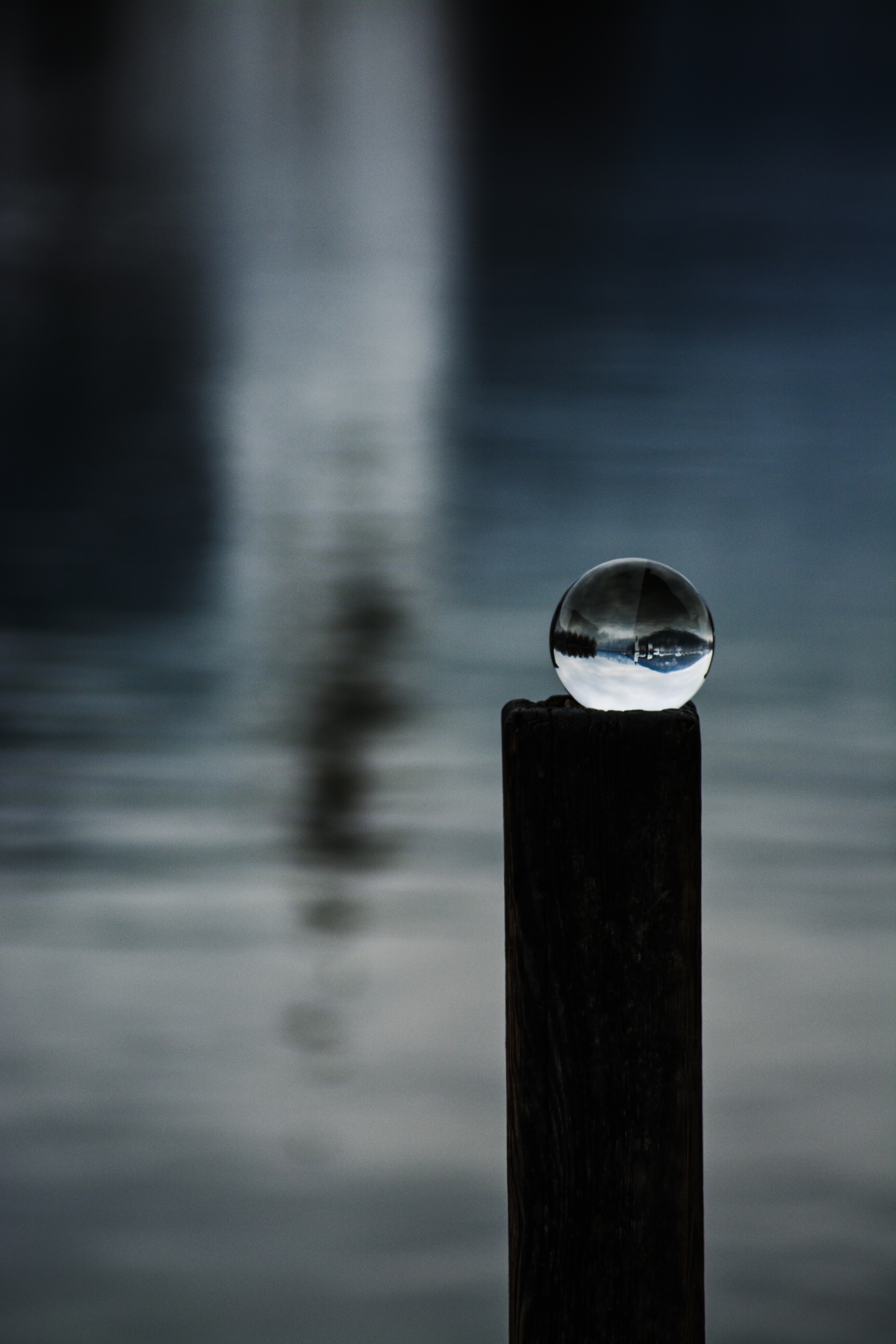 crystal ball, reflection, miscellanea, miscellaneous, ball, focus, sphere Full HD