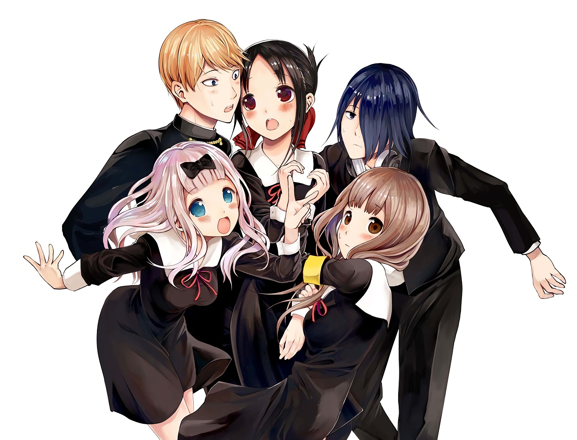 Papel De Parede Para Celular Anime Kaguya Sama Love Is War Kaguya Shinomiya Miyuki 