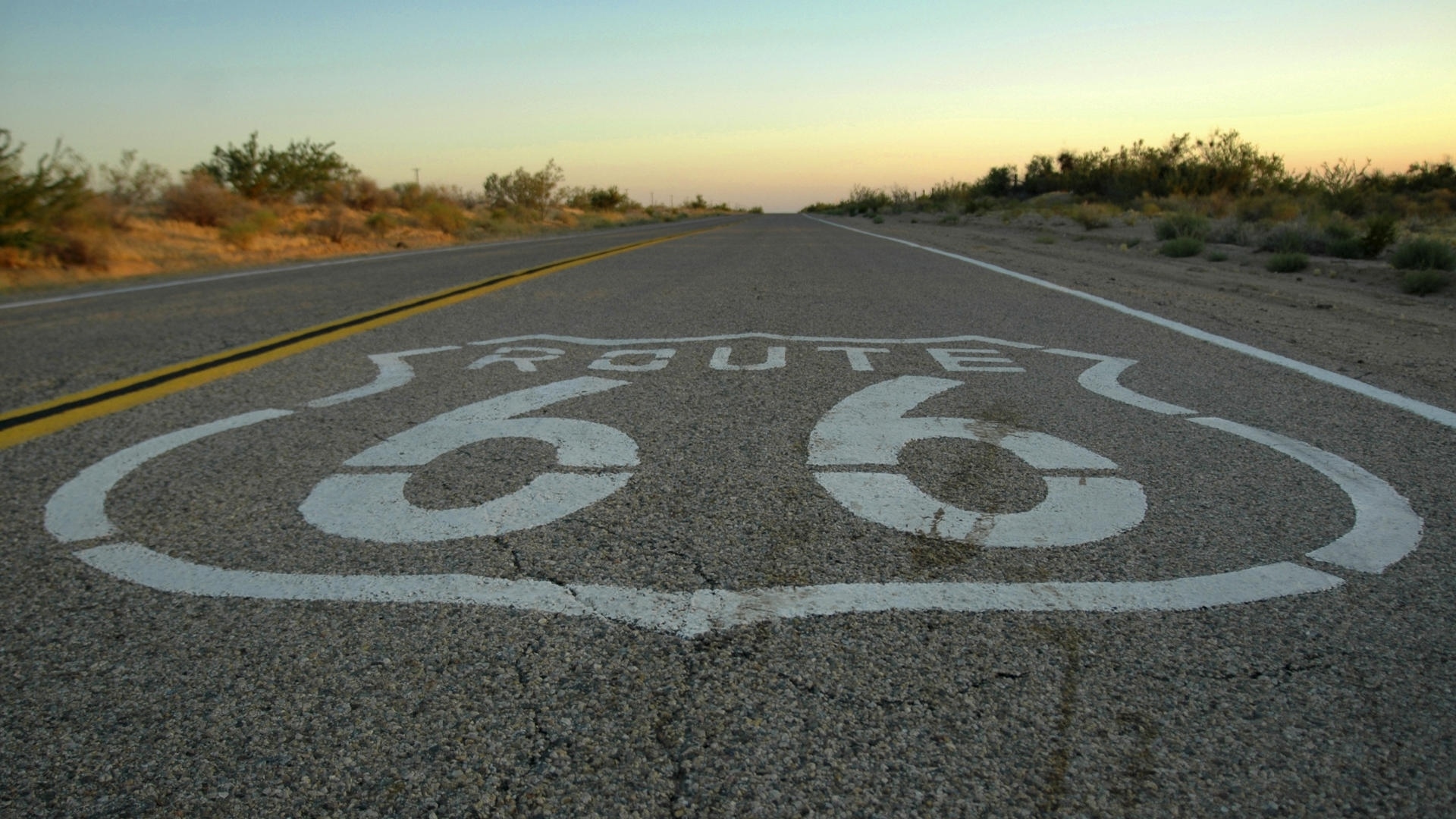 HD wallpaper man made, road, route 66