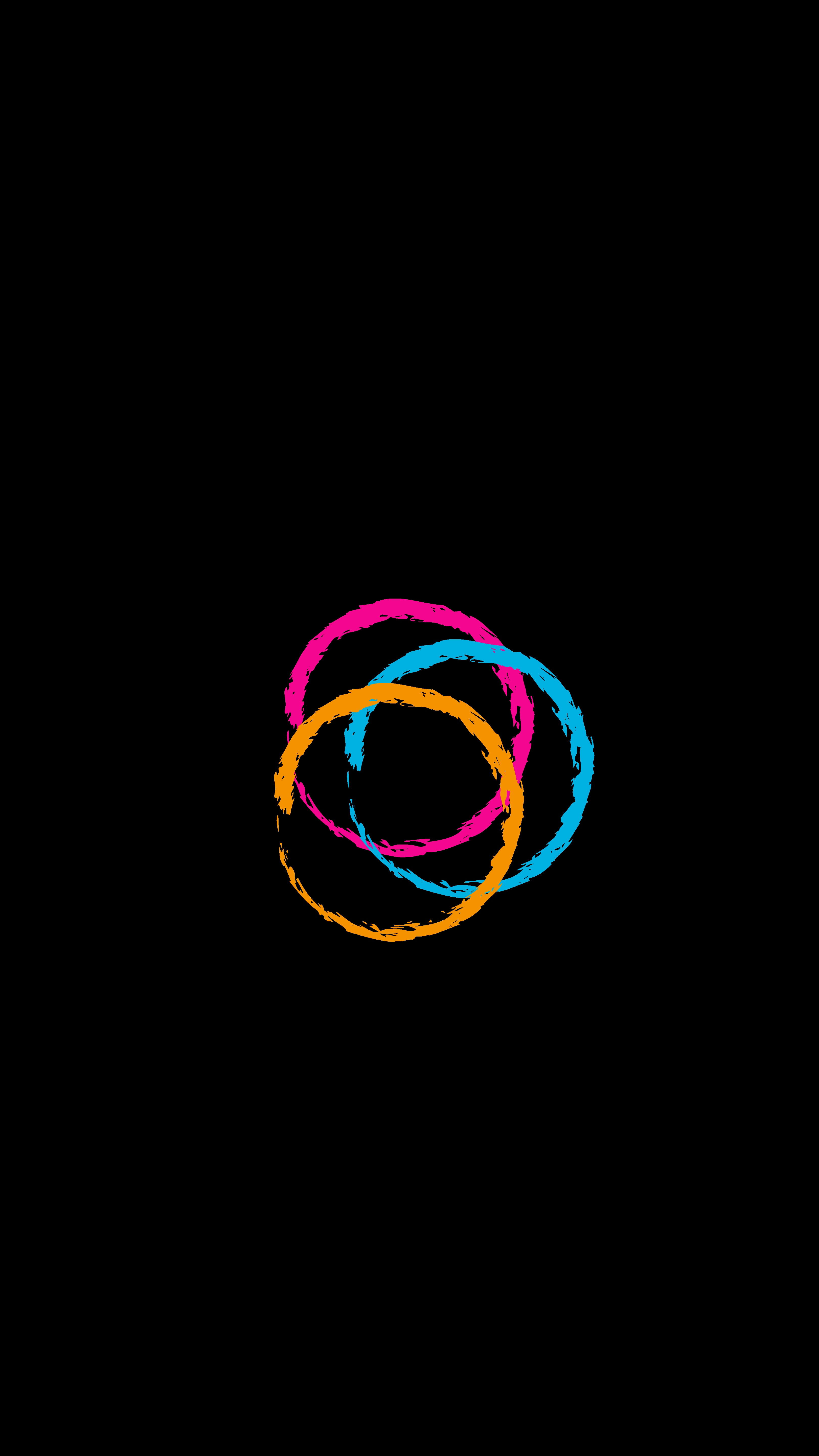 Download mobile wallpaper Circles, Pink, Vector for free.