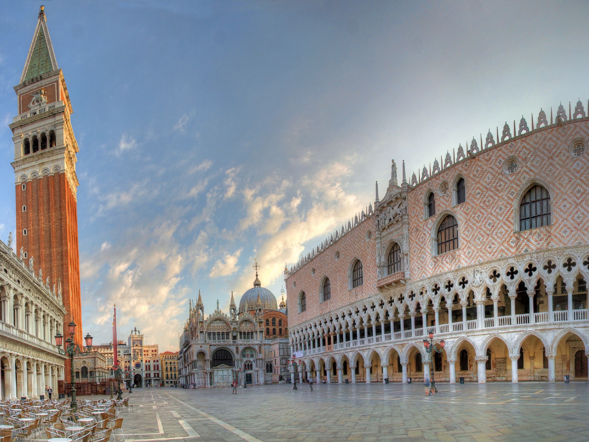 italy, cities, rock, building, stone, san marco square, square san marco