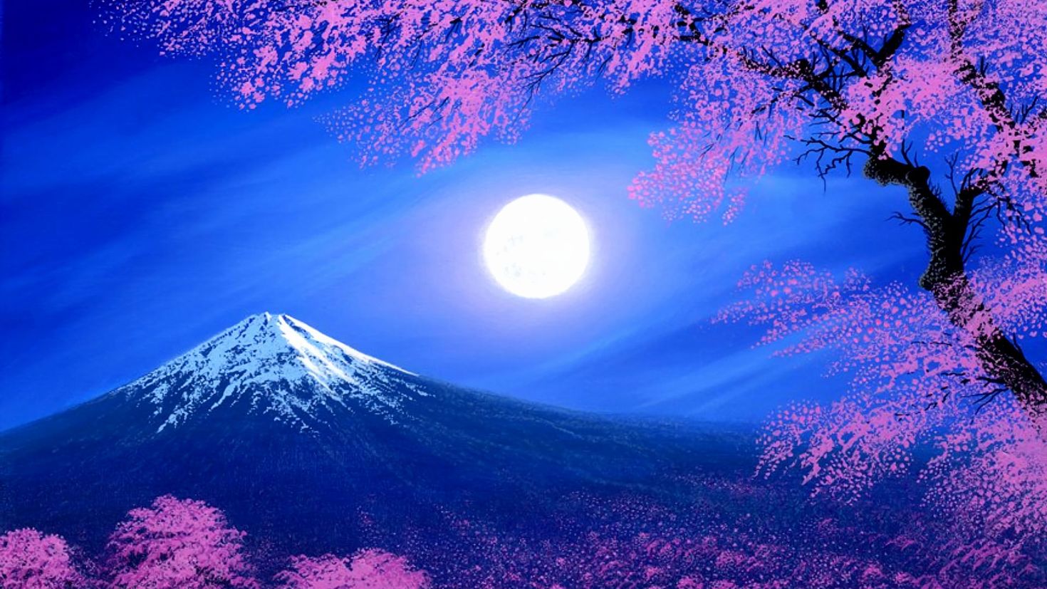 Розовые деревья в горах. Гора Фудзияма и Сакура. Япония Сакура и Фудзияма. Сакура дерево и Фудзияма.