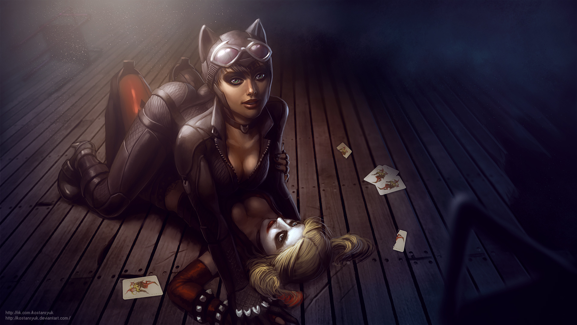 catwoman, injustice: gods among us, harley quinn, video game, injustice