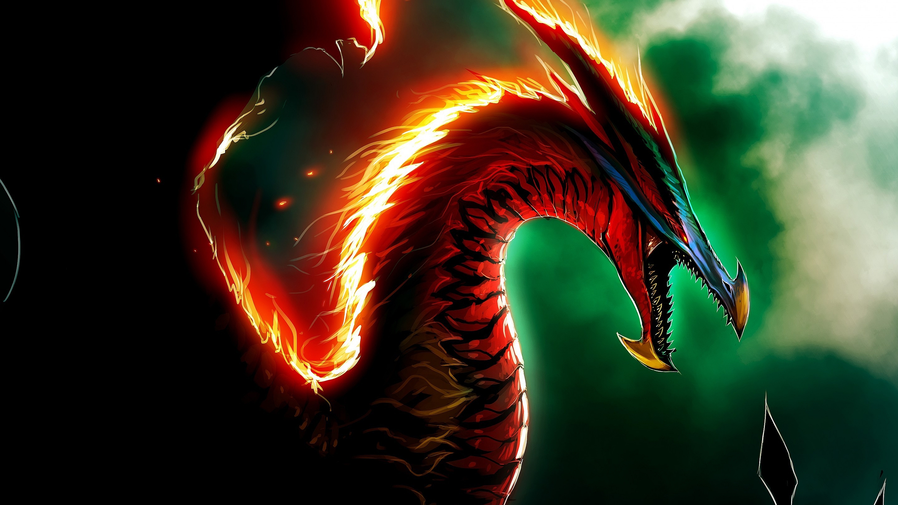 Огненный дракон Наруто