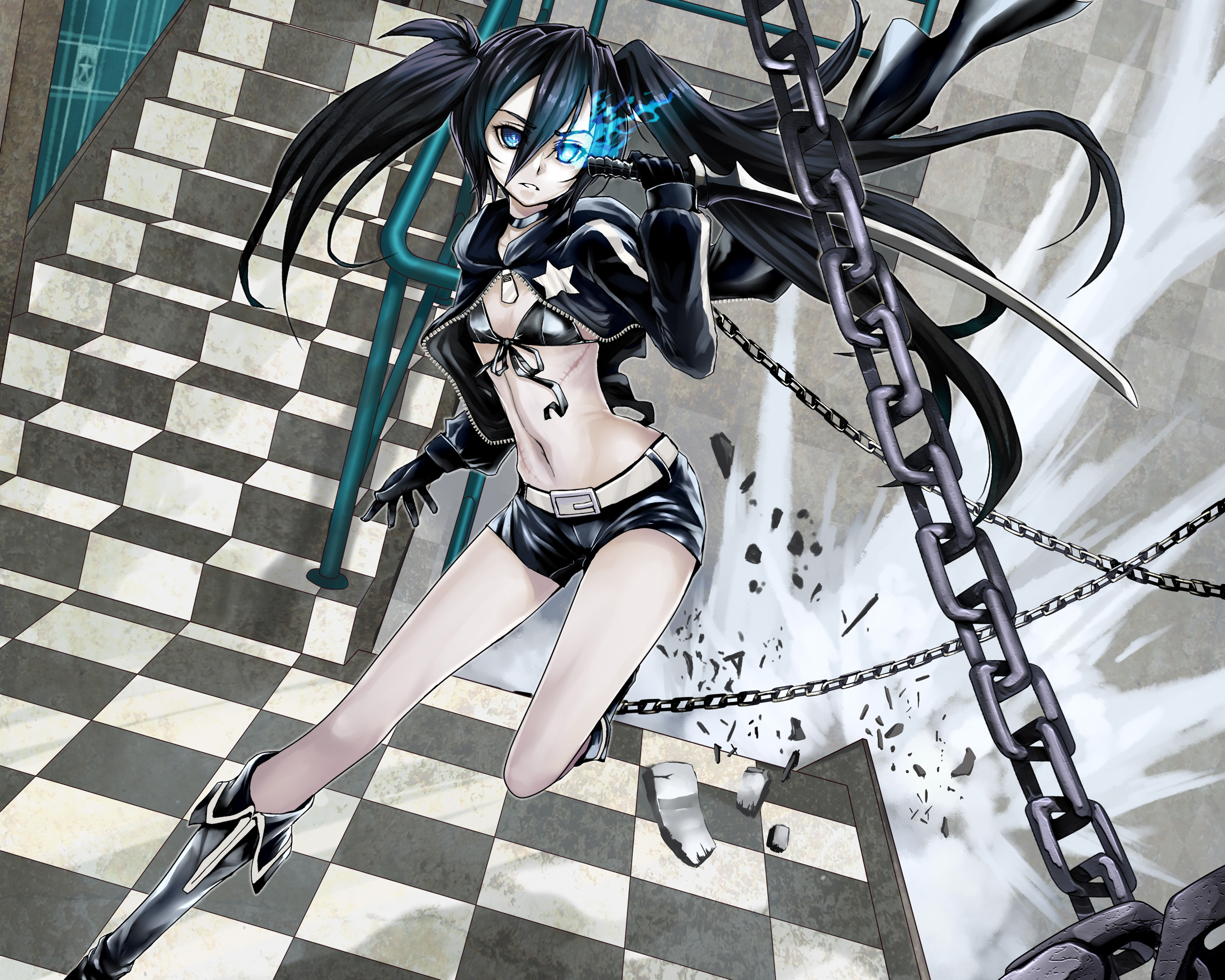 Black rock shooter манга на русском фото 44