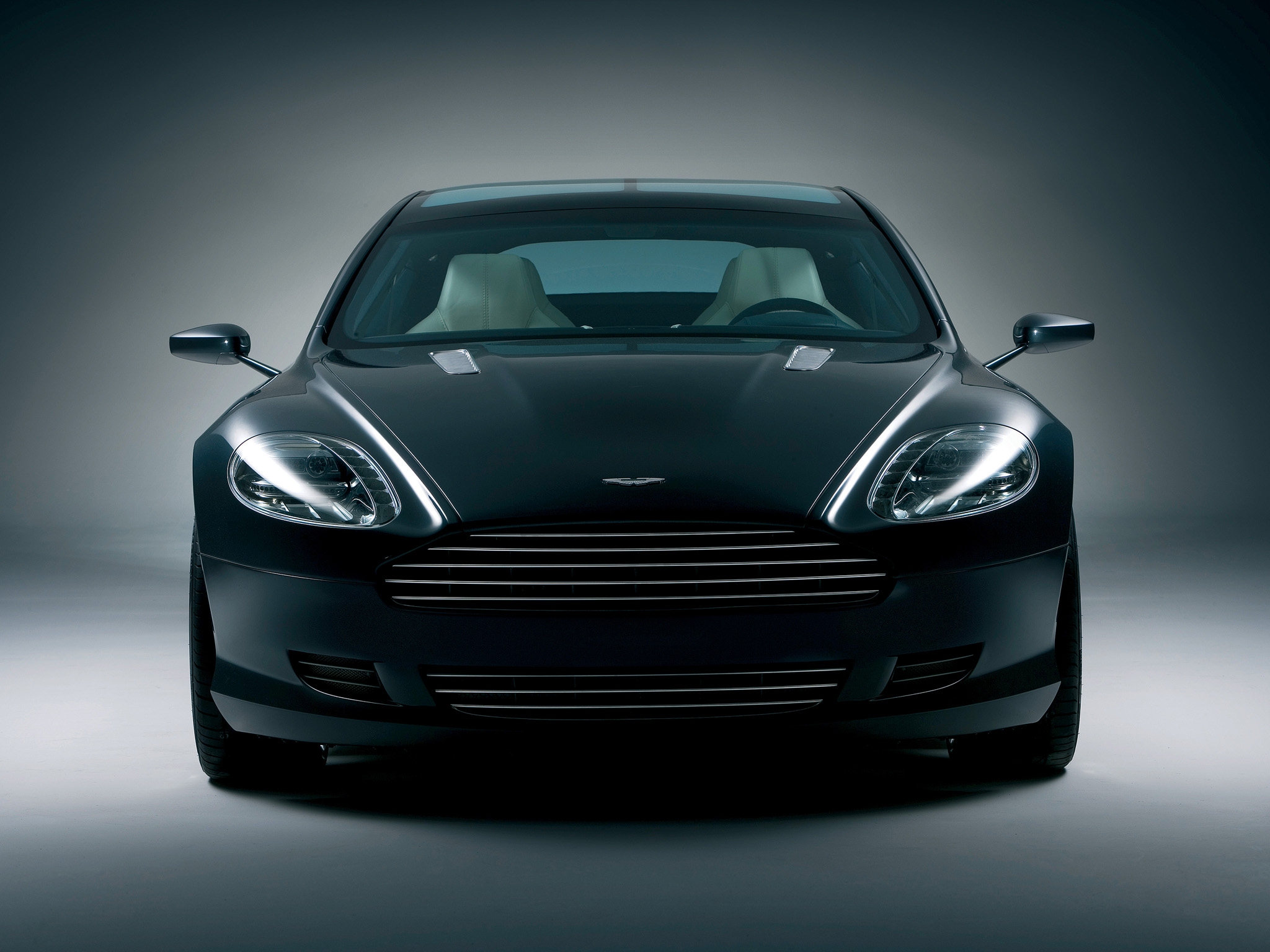 Download mobile wallpaper Concept Car, 2006, Rapide, Aston Martin, Front View, Auto, Cars for free.