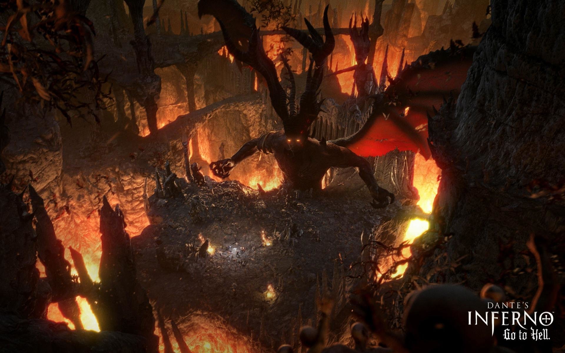 hell, fire, video game, dante's inferno download HD wallpaper