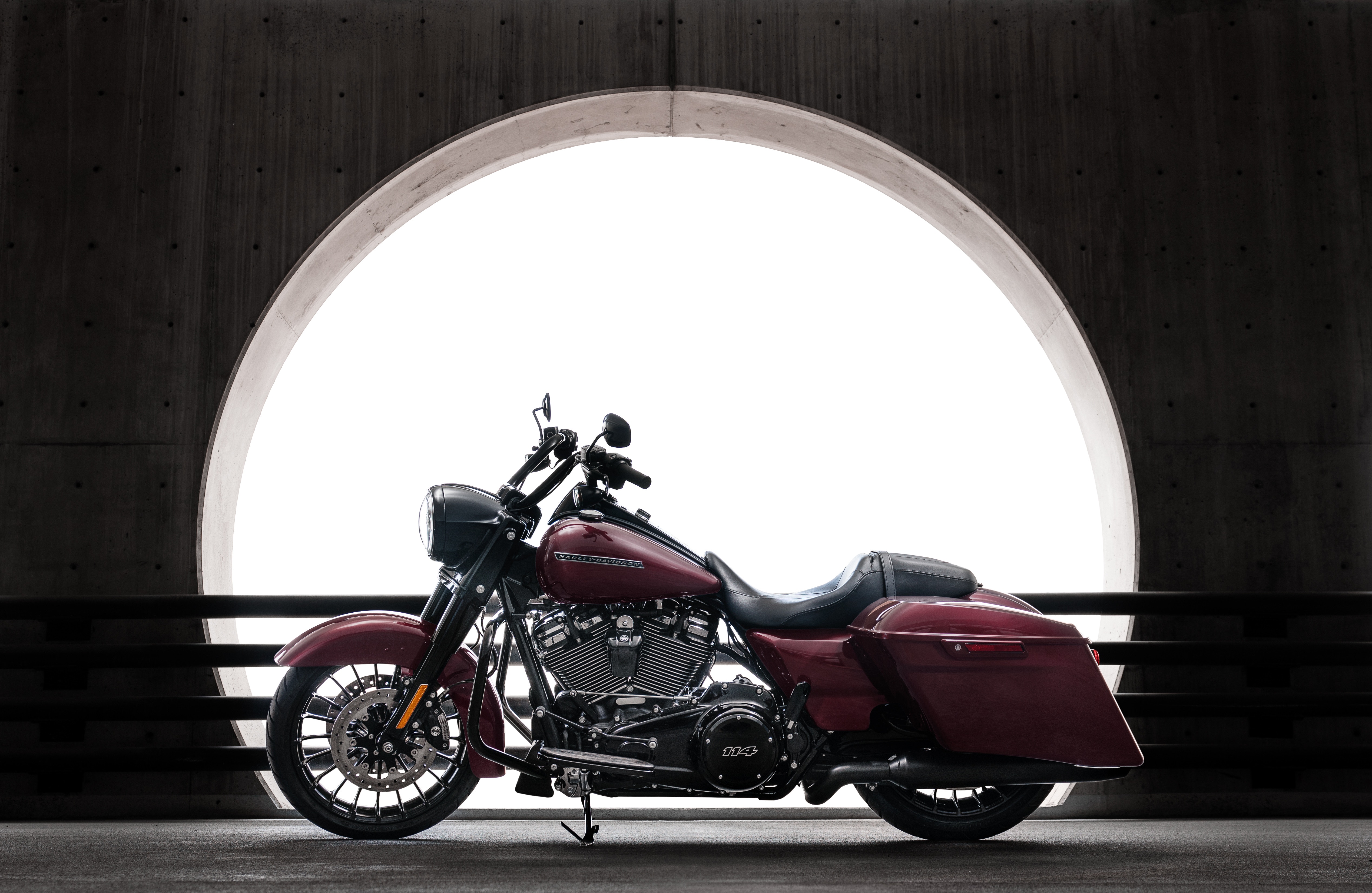 Handy-Wallpaper Seitenansicht, Fahrrad, Harley Davidson, Motorrad, Motorräder kostenlos herunterladen.