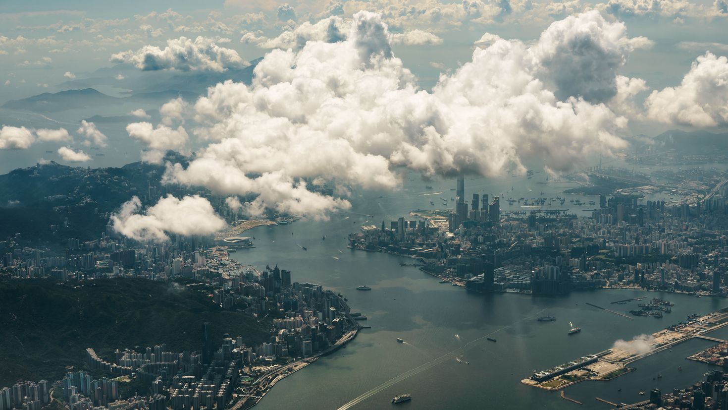 Хонг Конг с высоты птичьего полета