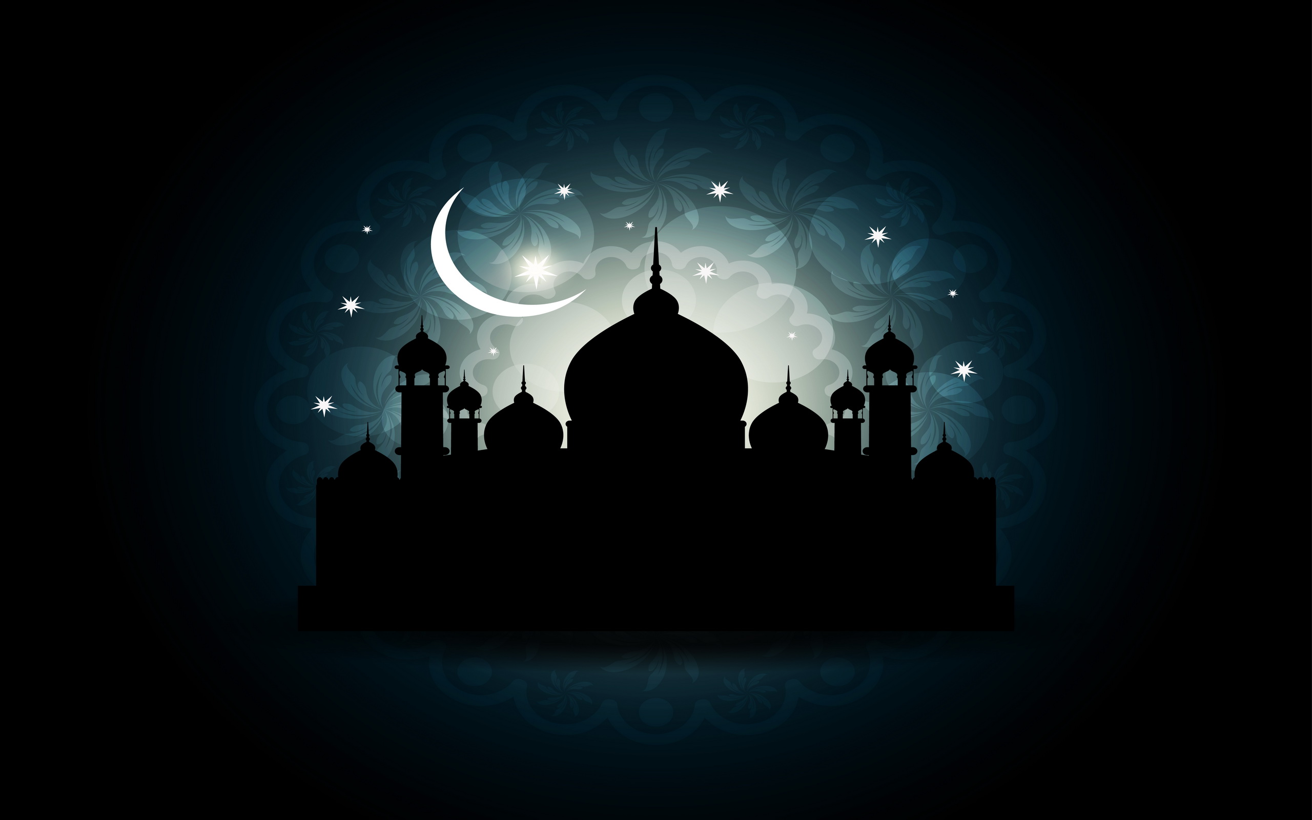 Рамадан мубарак с мечетью