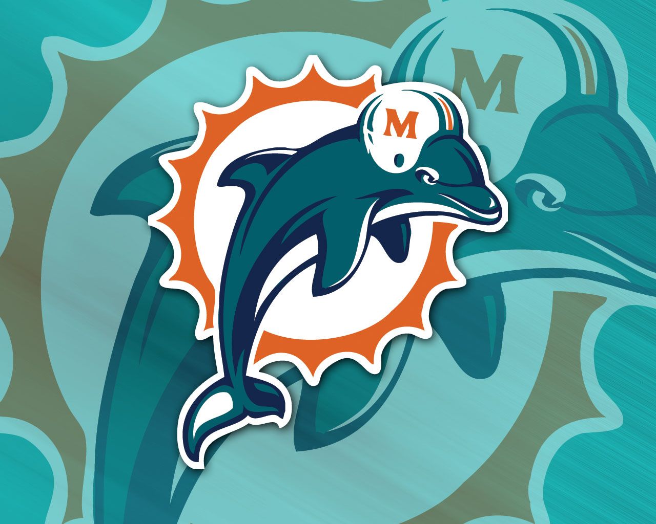 Free download View bigger Miami Dolphins Wallpaper Art for Android