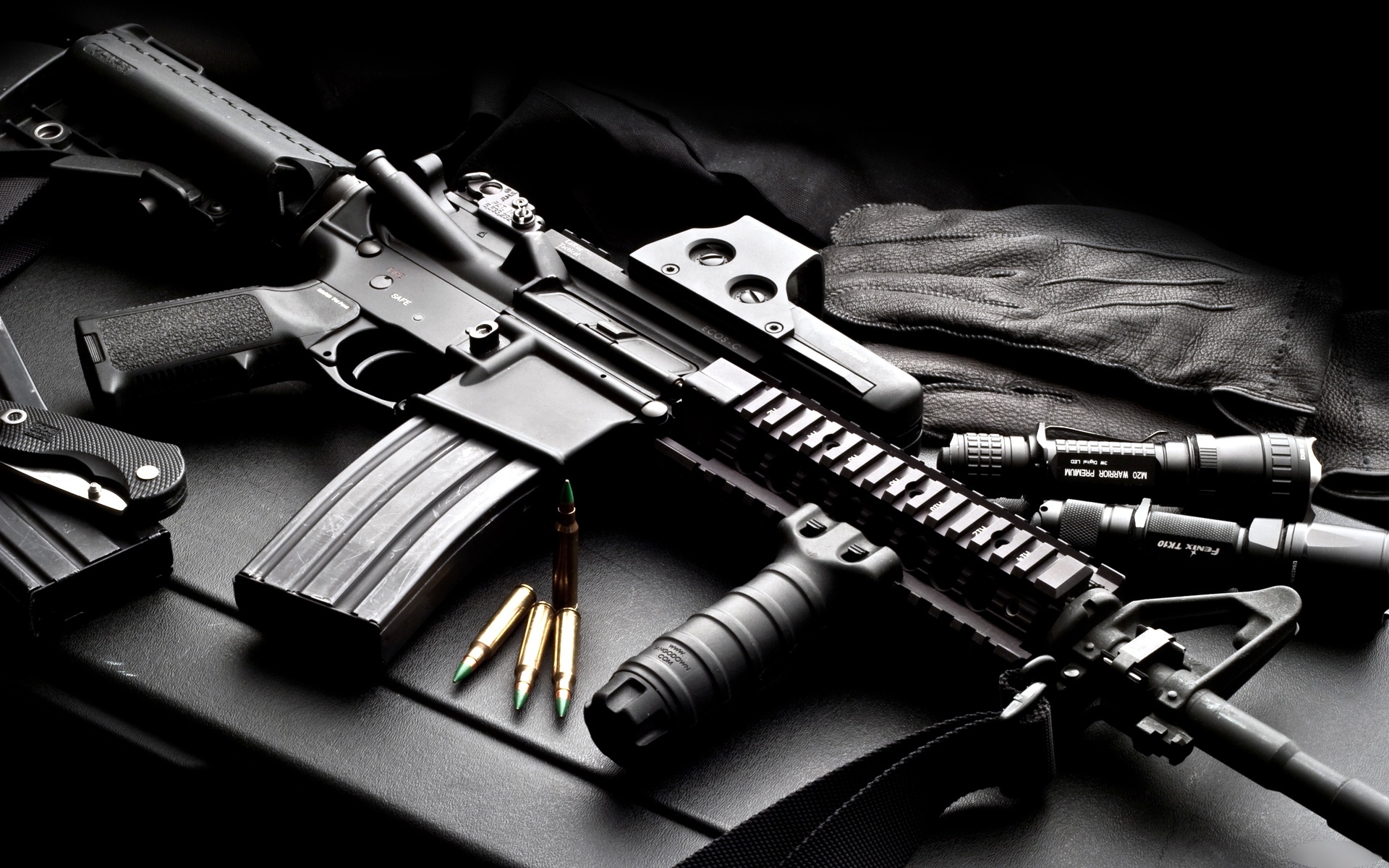 weapon, black, objects High Definition image