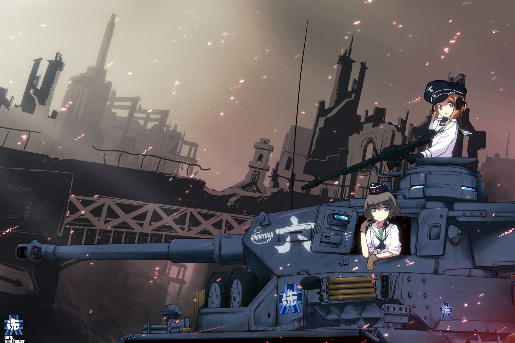 Girls und Panzer корабль