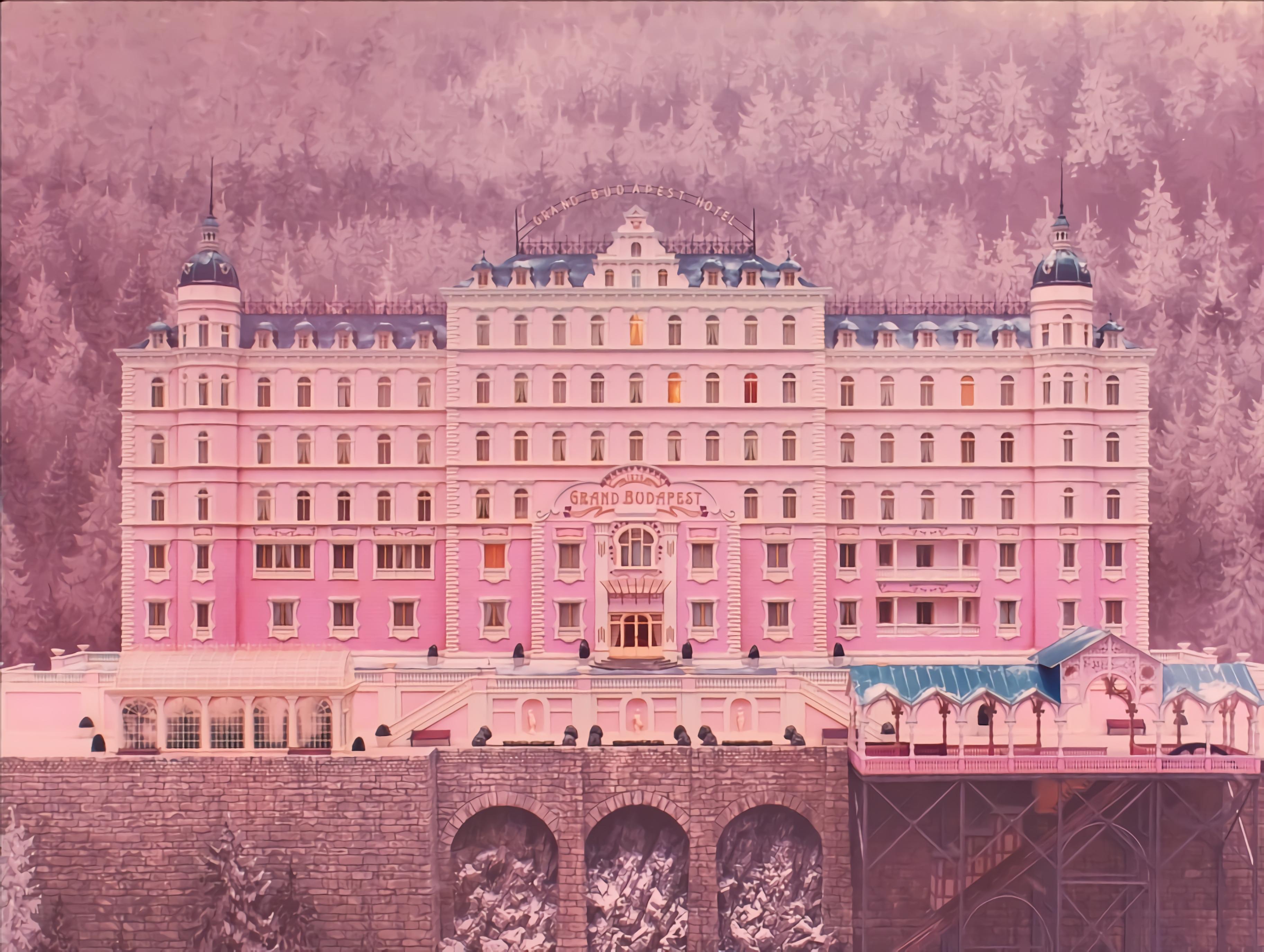 the grand budapest hotel, pink, movie, hotel Full HD