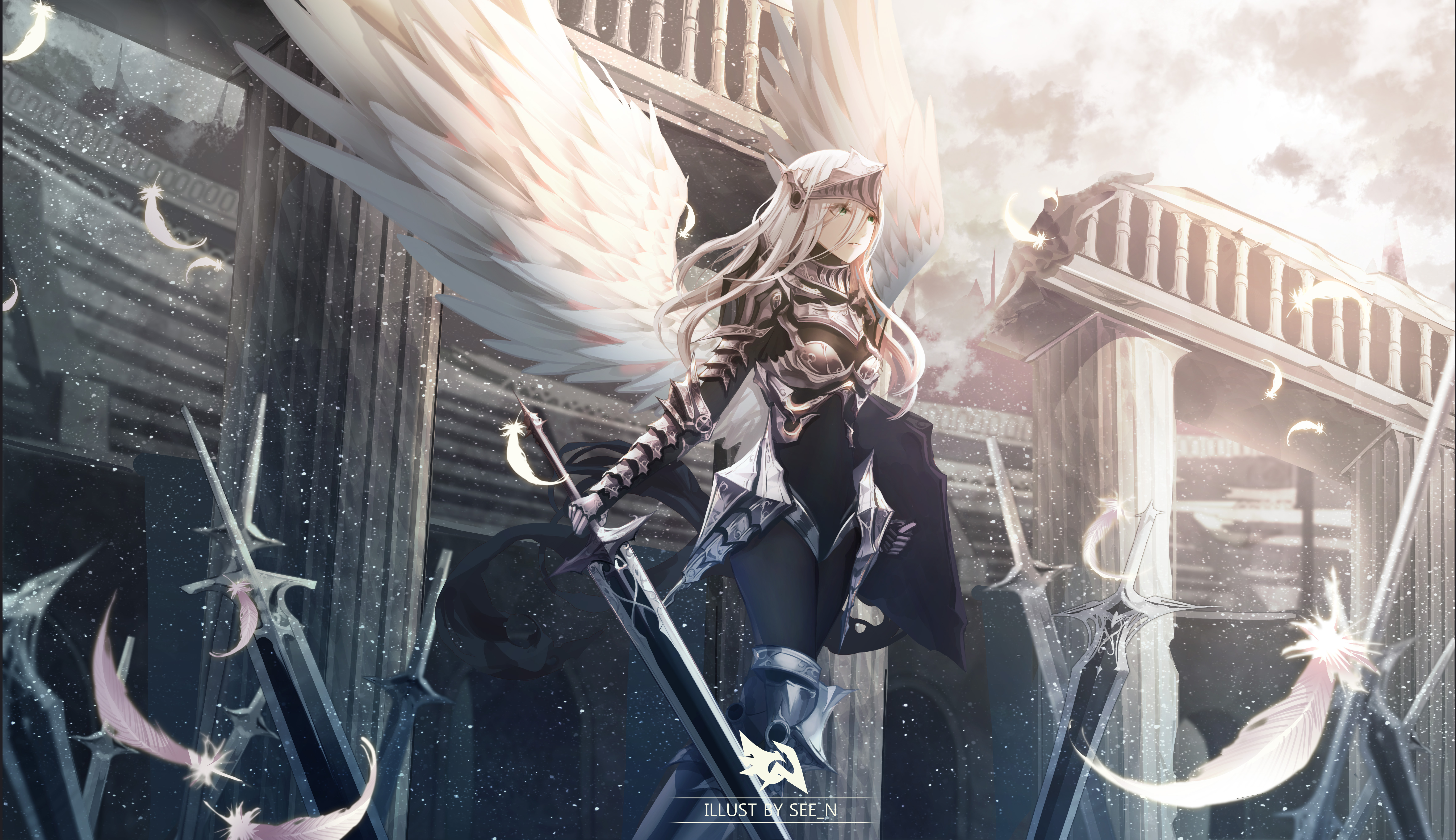 anime angel sword