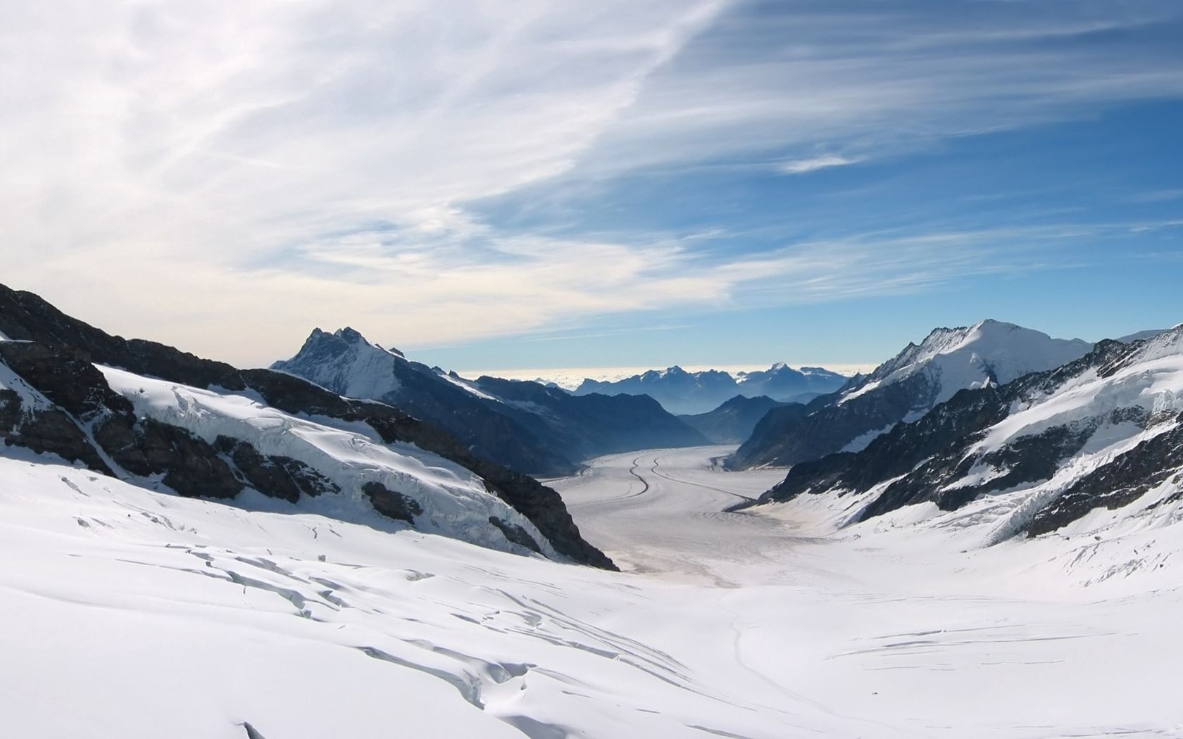 Laden Sie das Sonnigen, Sonnig, Natur, Mountains, Schnee, Landschaft-Bild kostenlos auf Ihren PC-Desktop herunter