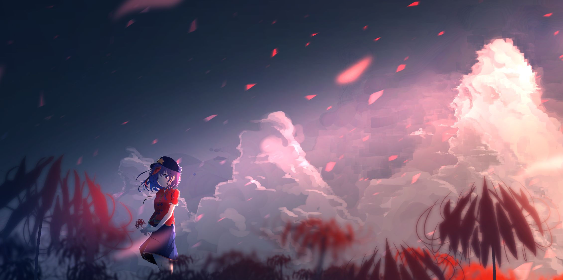 Кровавые облака аниме