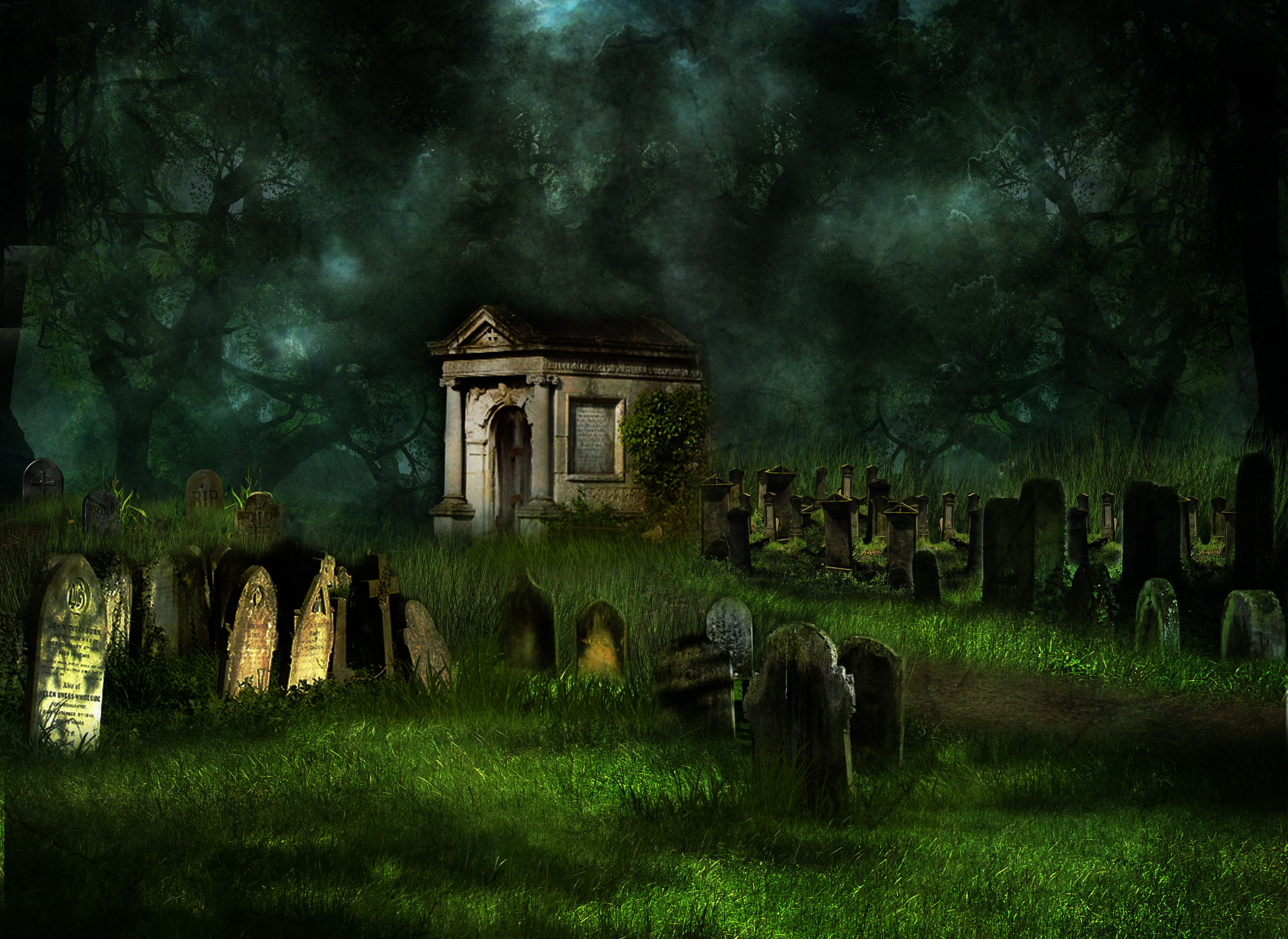 Зловещее кладбище