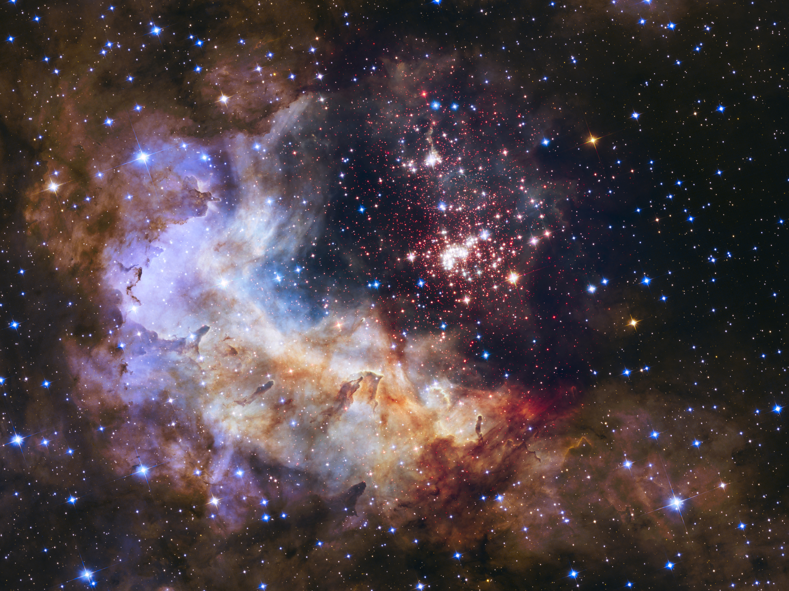 galaxy, sci fi, nebula, space, star cluster, milky way, stars Desktop Wallpaper