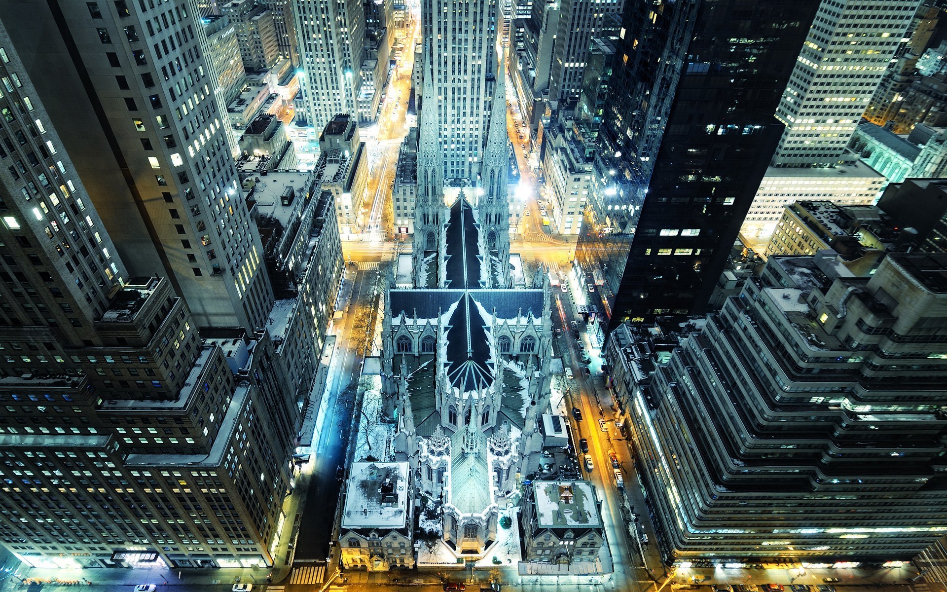 Rockefeller Center Vertical Background