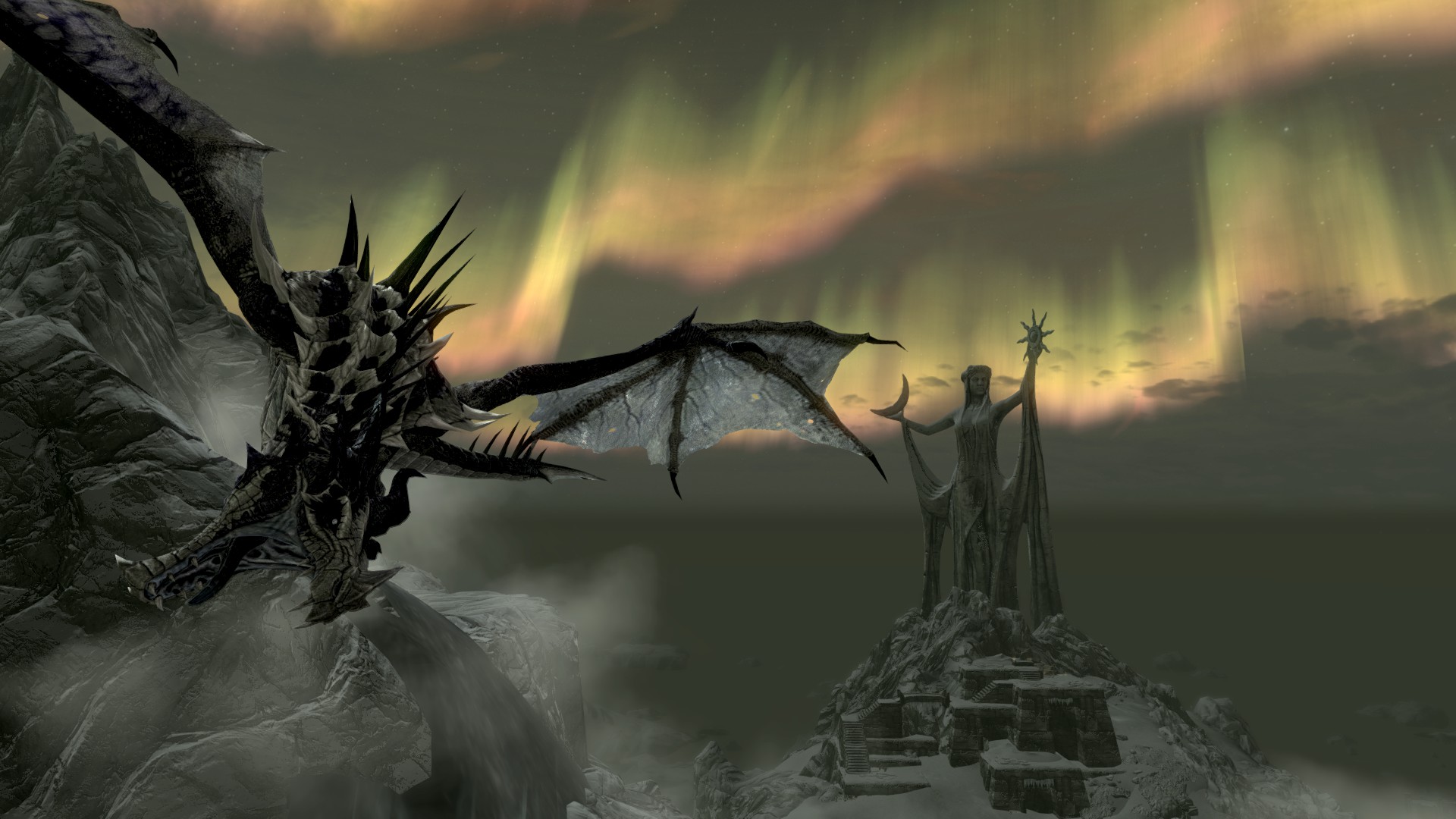 The Elder Scrolls Skyrim дракон