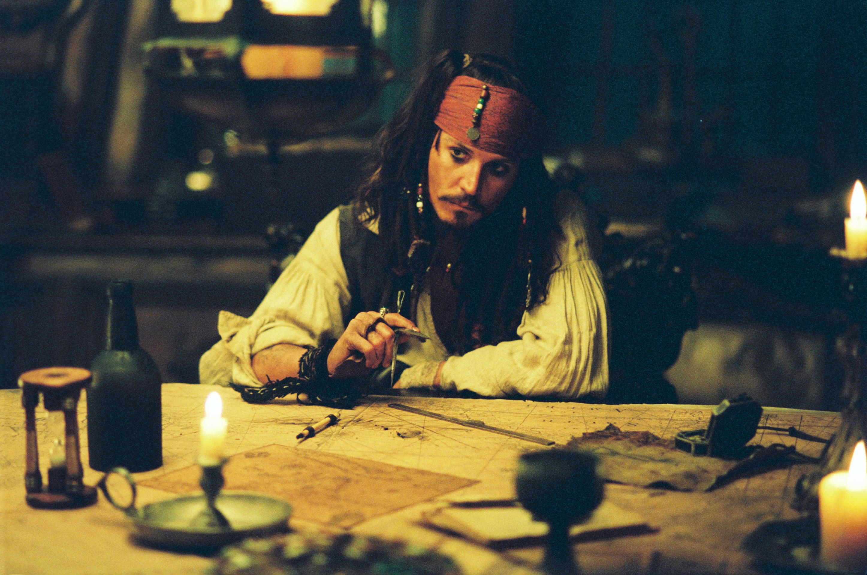 johnny depp, jack sparrow, pirates of the caribbean, movie, pirates of the caribbean: dead man's chest wallpapers for tablet