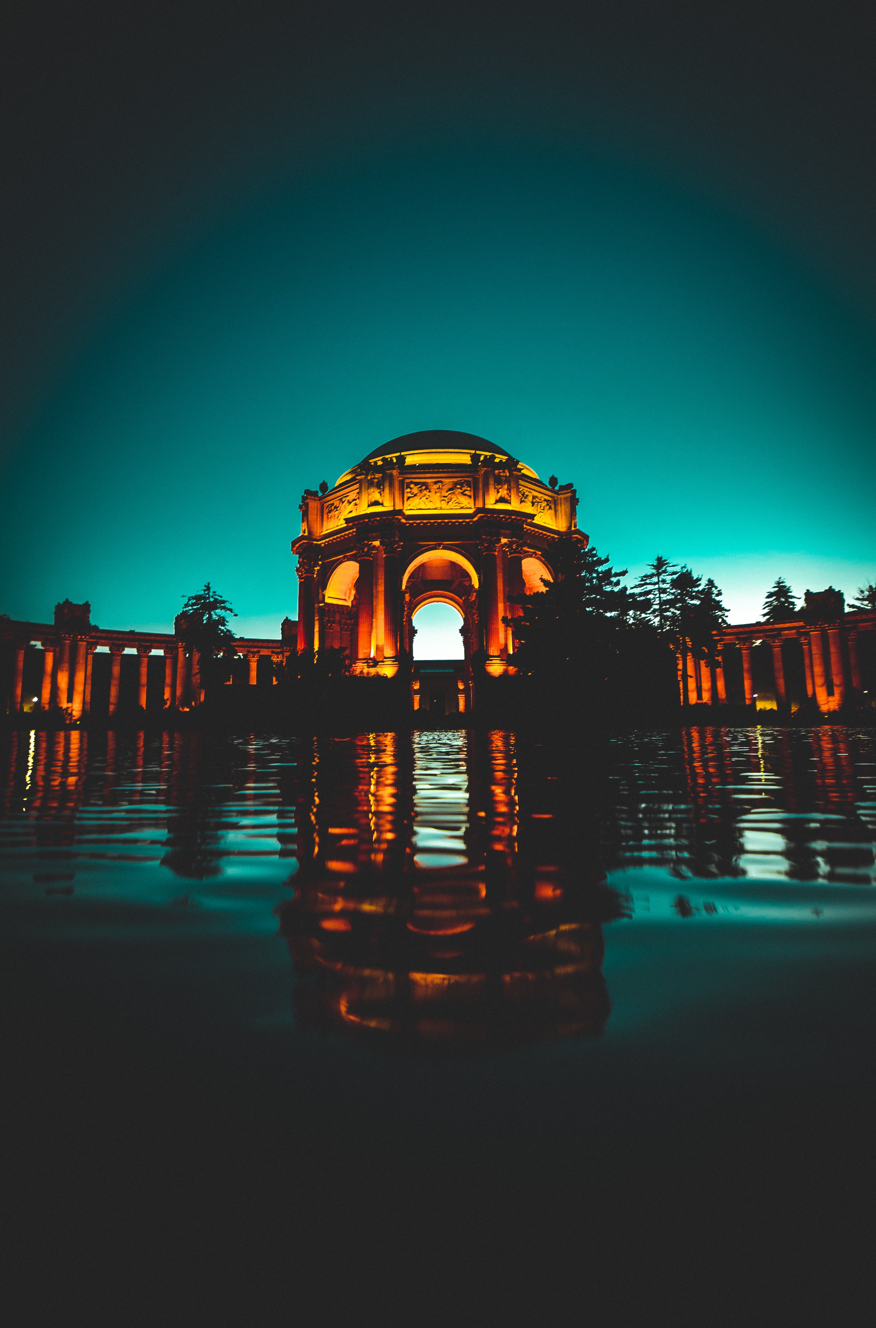 san francisco, palace of fine arts, cities, architecture, usa, united states, arch, palace Aesthetic wallpaper