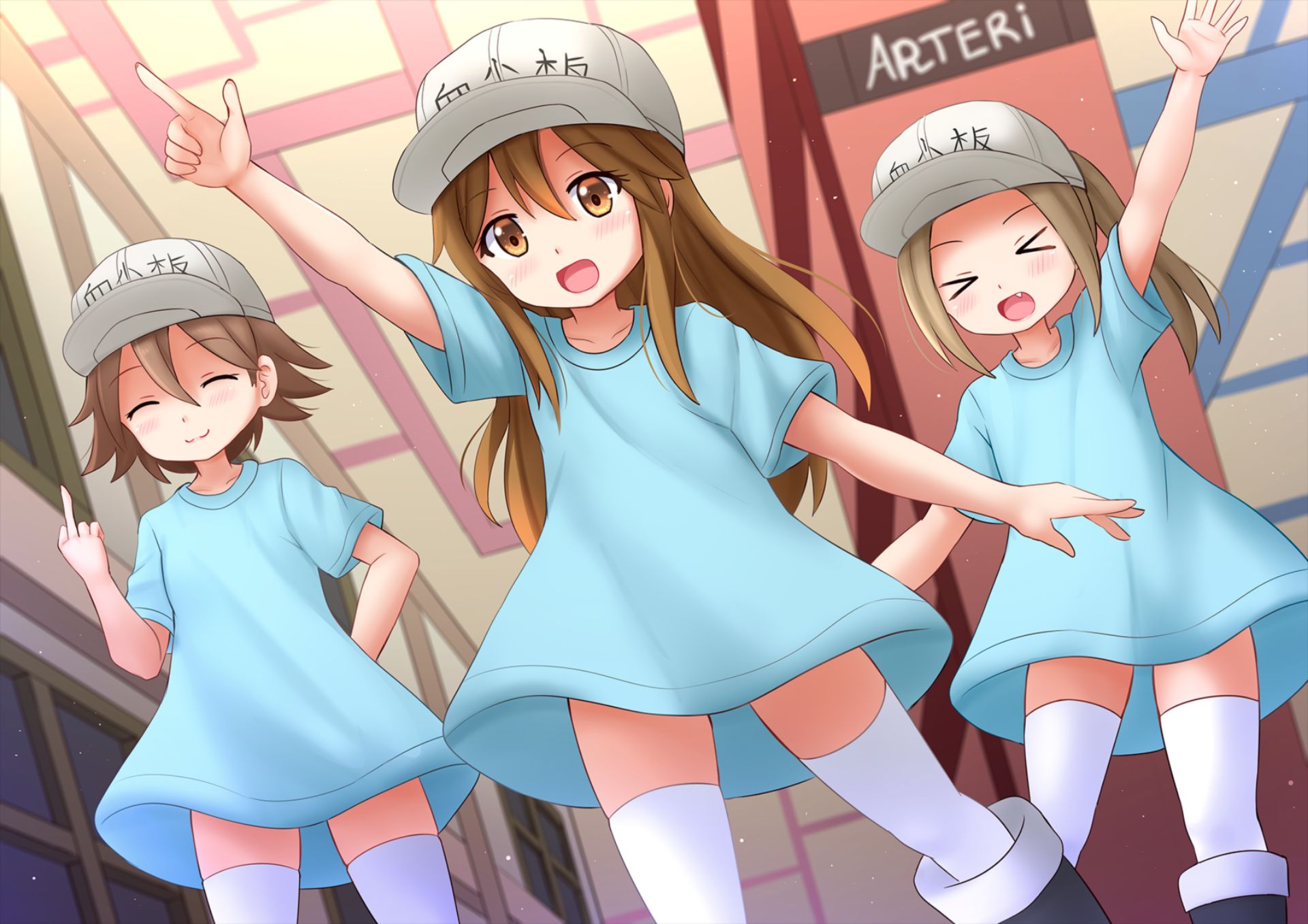 AE3803 from Cells At Work : Hataraku Saibou Wallpaper for Dekstop