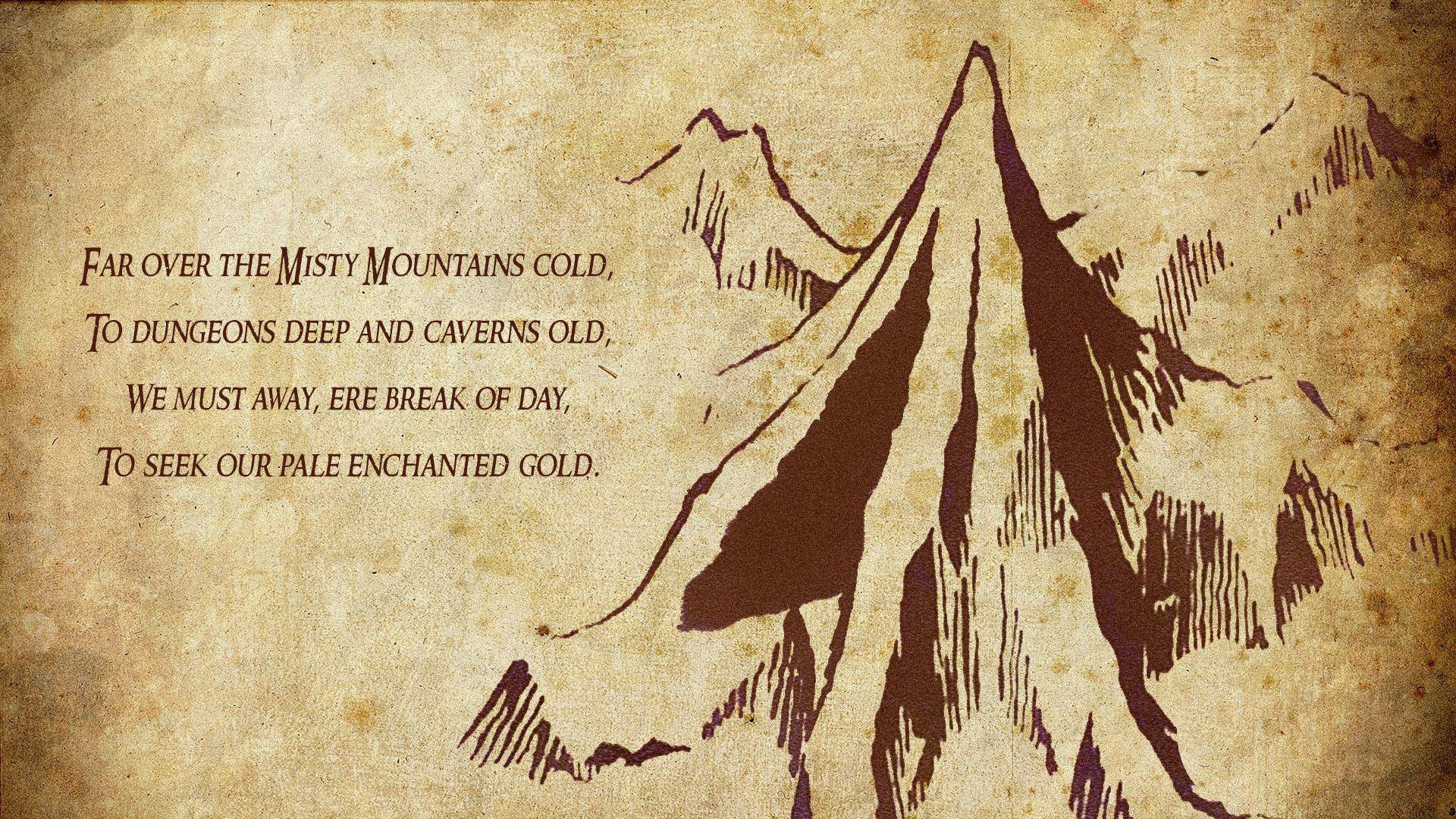 Хоббит иллюстрации одинокая гора