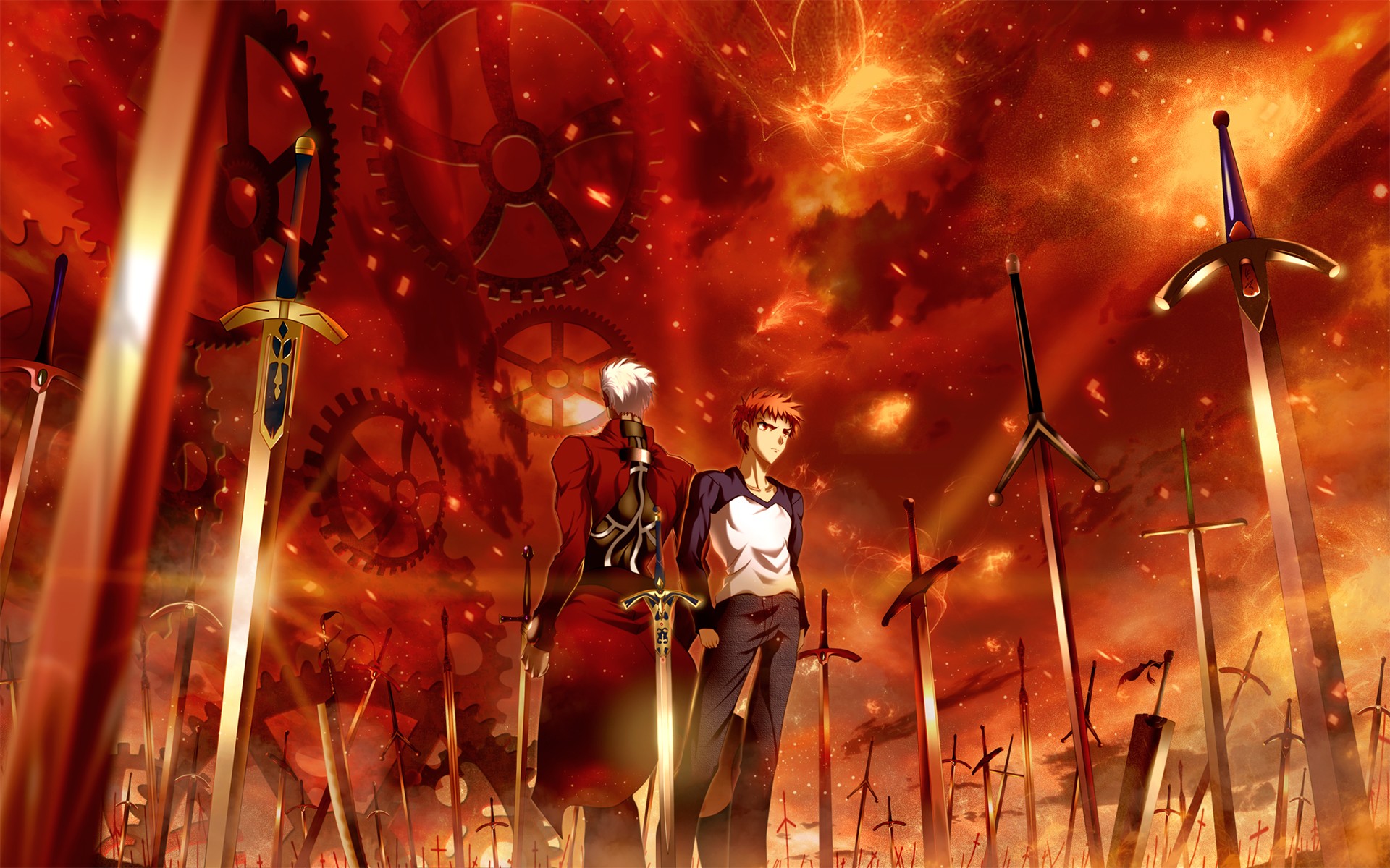 archer (fate/stay night), anime, fate/stay night: unlimited blade works, shirou emiya, fate series UHD