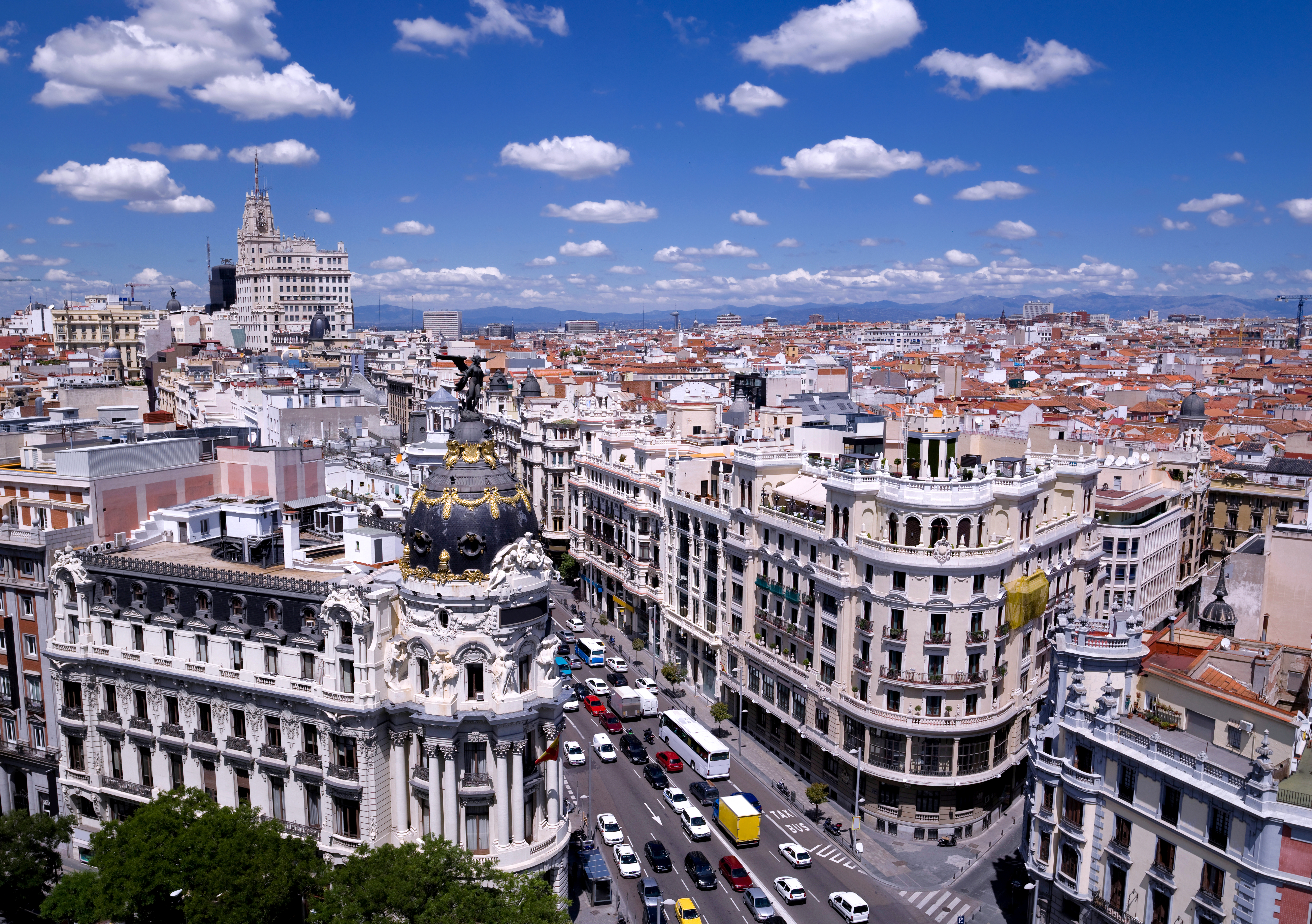 spain, madrid, man made, building, city, cityscape images
