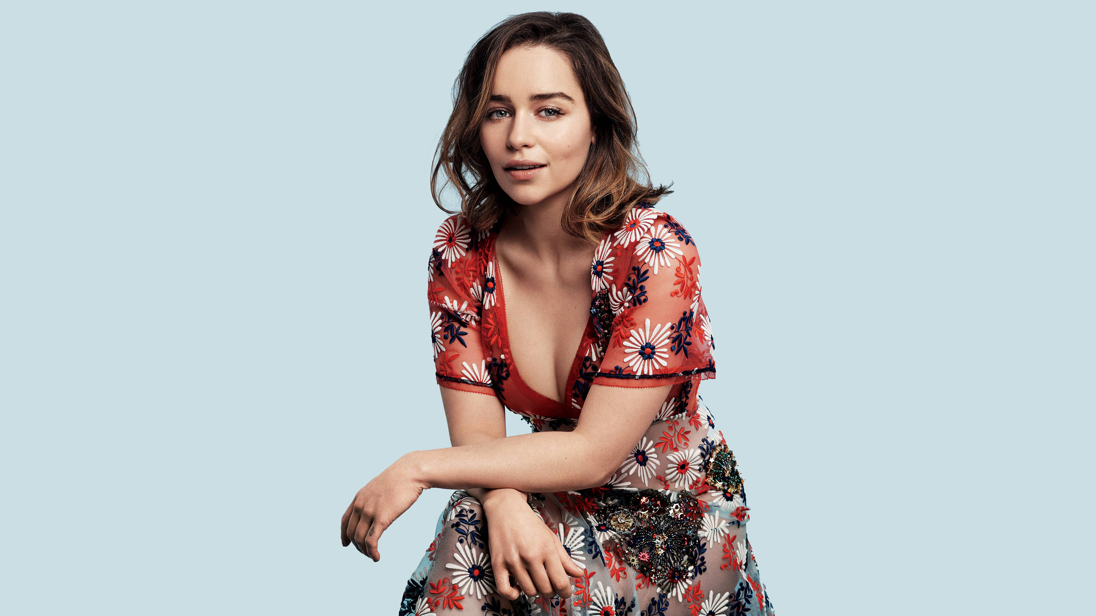 emilia clarke, actress, english, celebrity, brunette for android