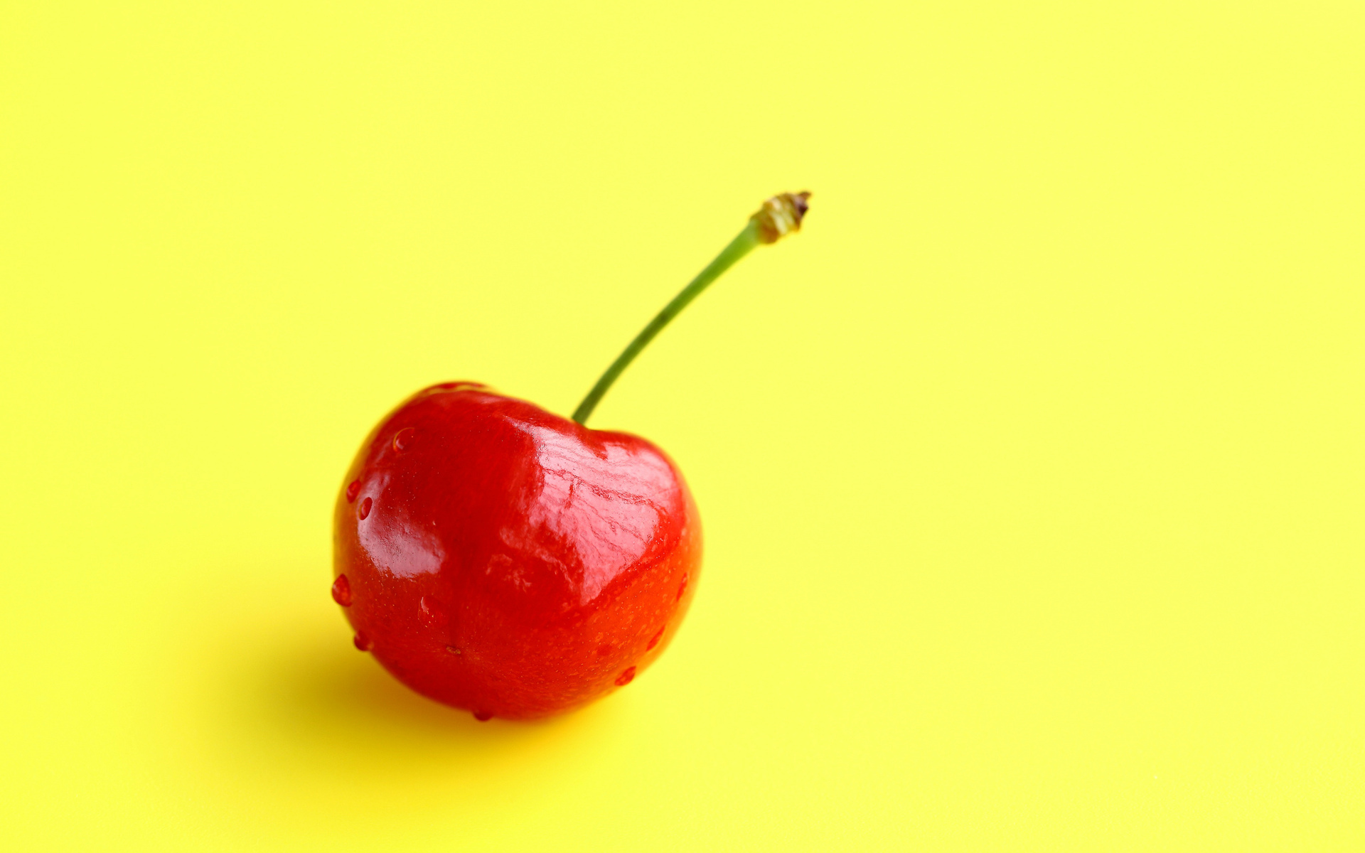 HD wallpaper fruits, sweet cherry, food, yellow