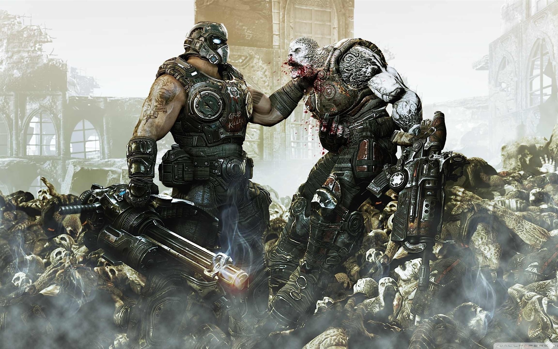 Download mobile wallpaper Gears Of War 3, Gears Of War, Video Game for free.