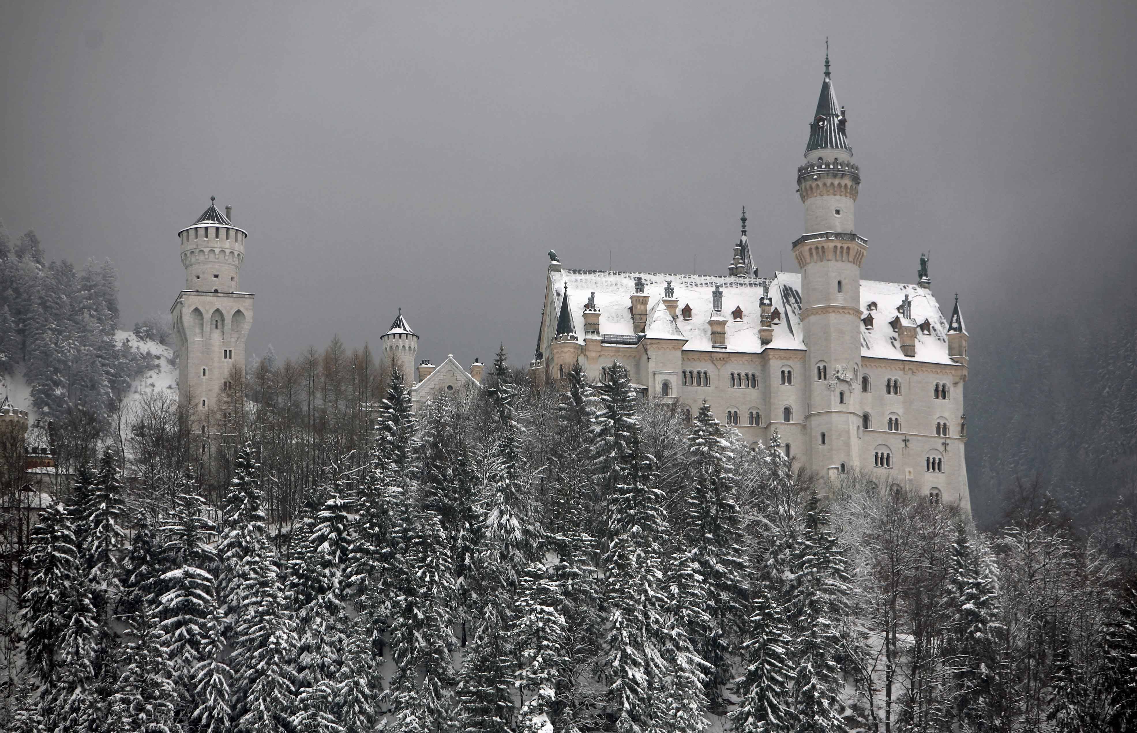 man made, neuschwanstein castle, castles cellphone