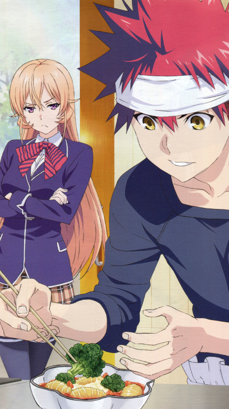 Anime, Food Wars: Shokugeki no Soma, Kojirō Shinomiya, Megumi Tadokoro, Sōma  Yukihira, HD wallpaper