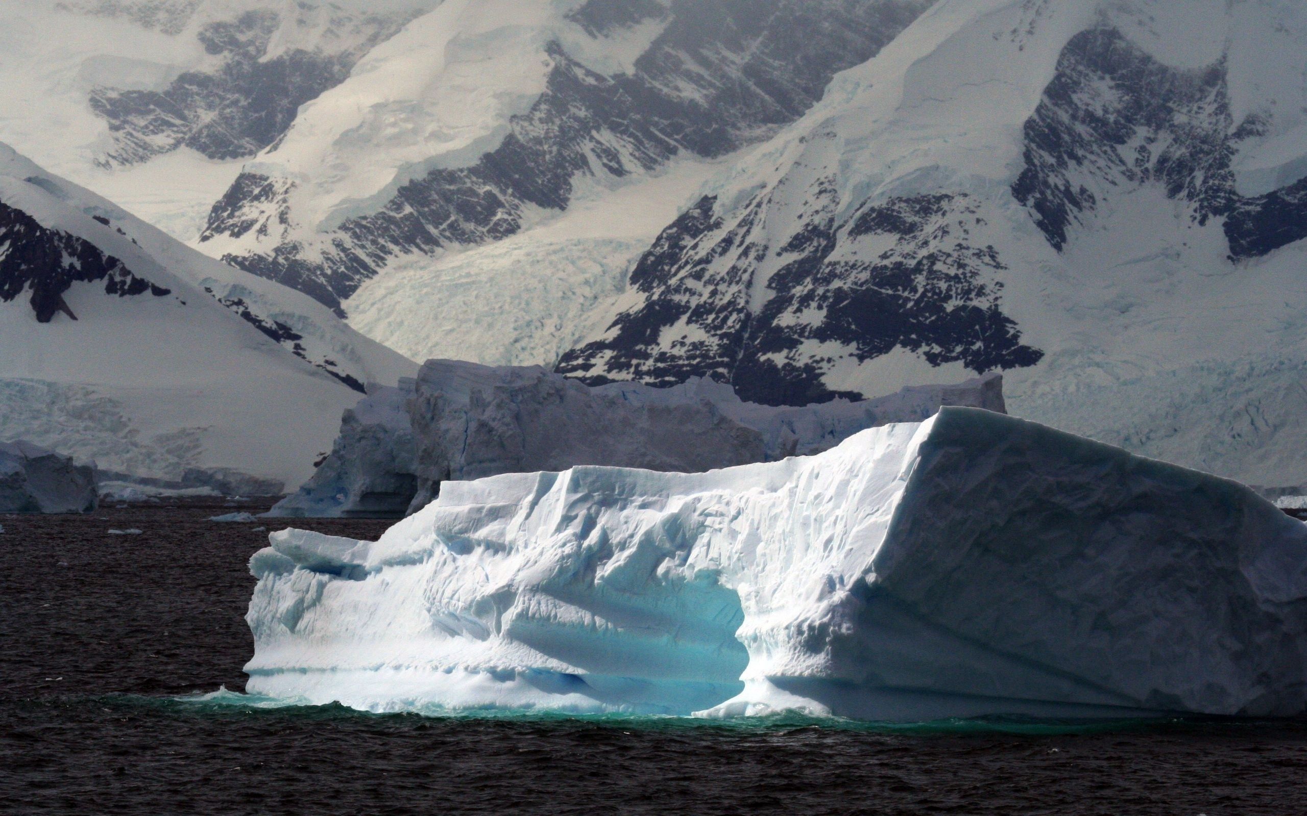 antarctica, iceberg, nature, ice, cold, lump