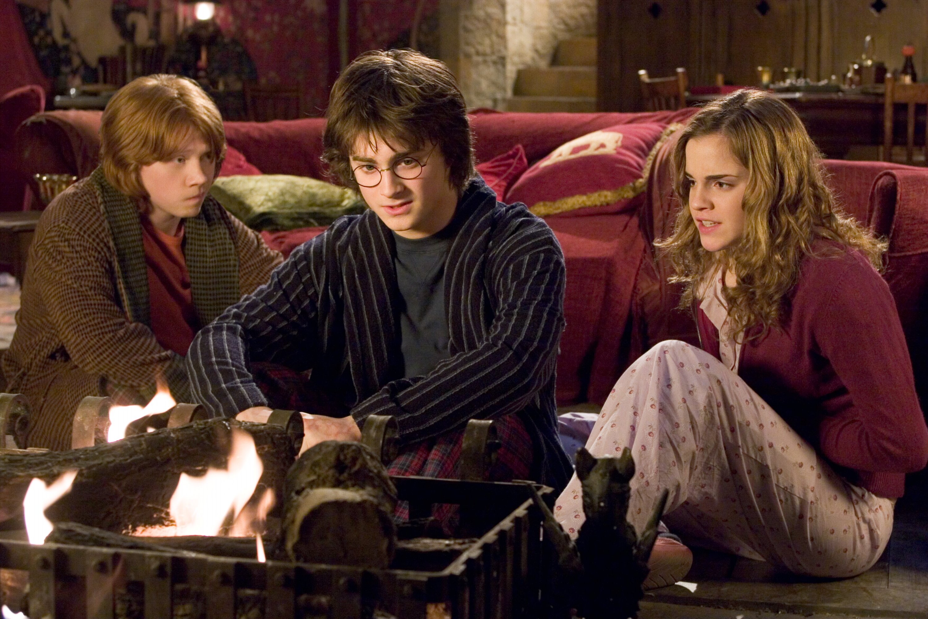 1920x1080 Background harry potter, movie, harry potter and the goblet of fire, daniel radcliffe, emma watson, hermione granger, ron weasley, rupert grint