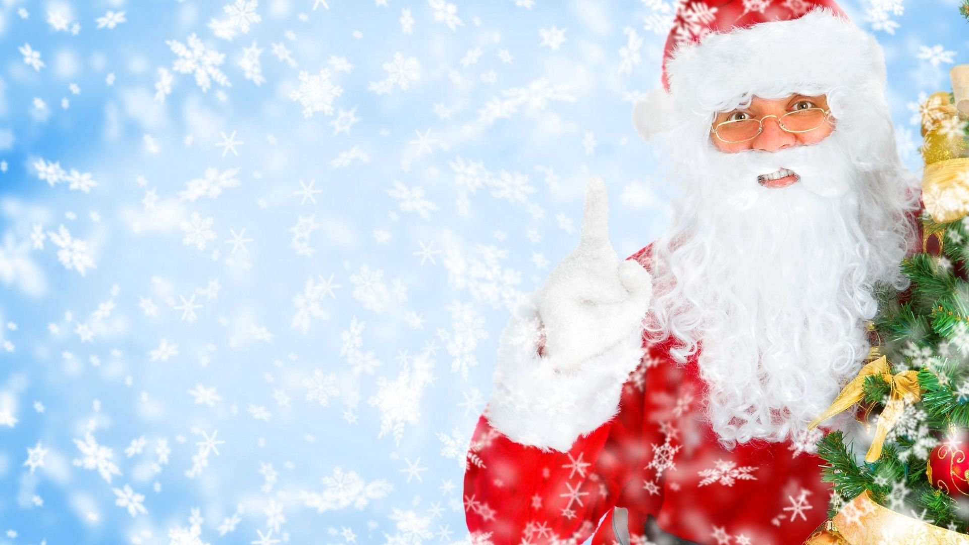 Descarga gratuita de fondo de pantalla para móvil de Vacaciones, Día Festivo, Jack Frost, Papá Noel, Año Nuevo.