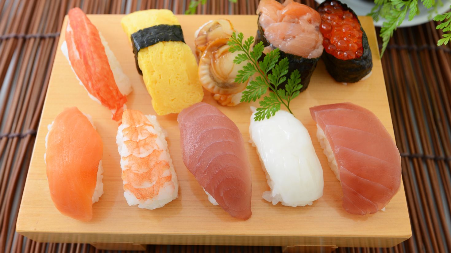 Японская кухня морепродукты