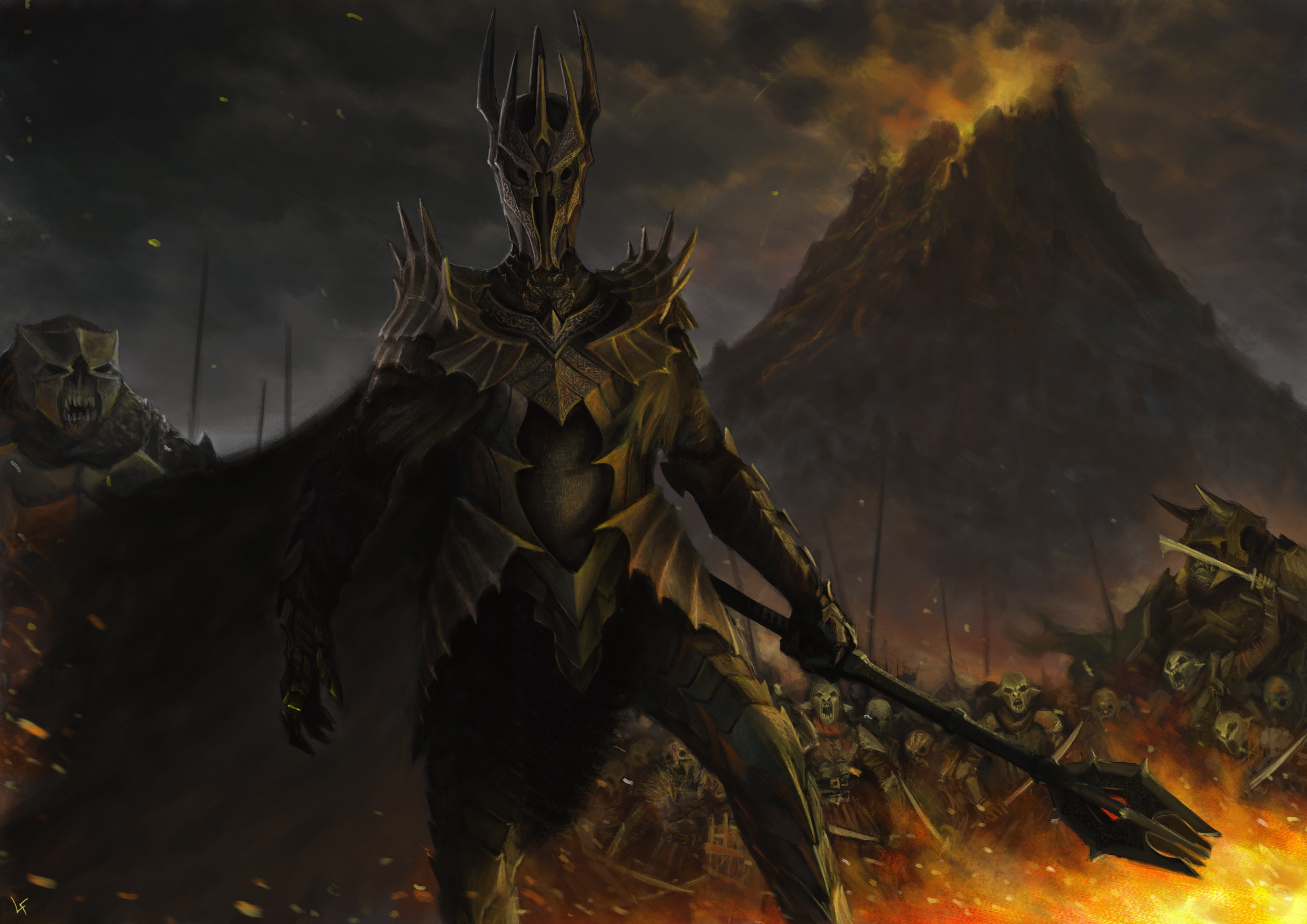 Саурон битва