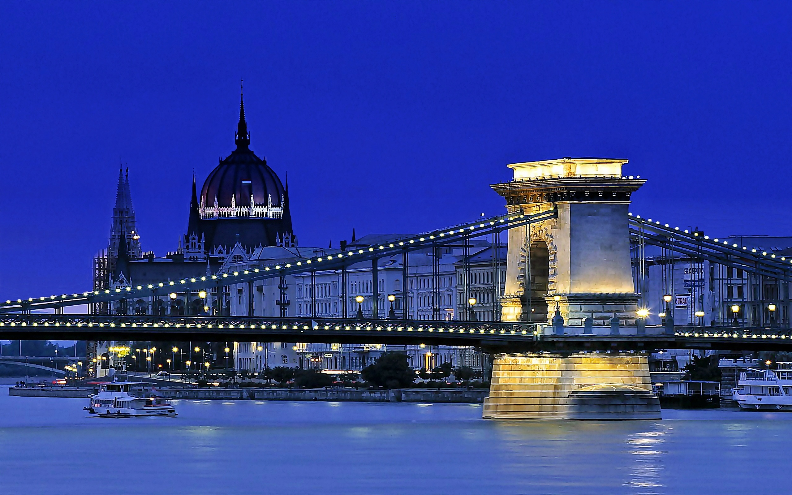 1472466 Hintergrundbild herunterladen menschengemacht, kettenbrücke, budapest, ungarn - Bildschirmschoner und Bilder kostenlos