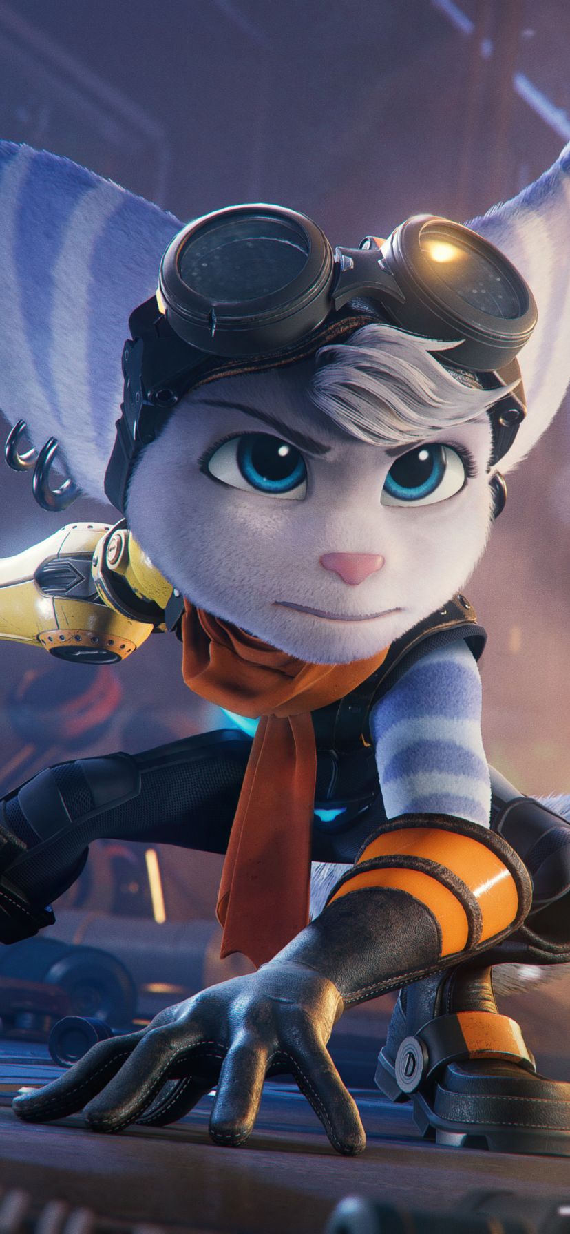 Download mobile wallpaper Blue Eyes, Video Game, Ratchet & Clank, Ratchet & Clank: Rift Apart for free.